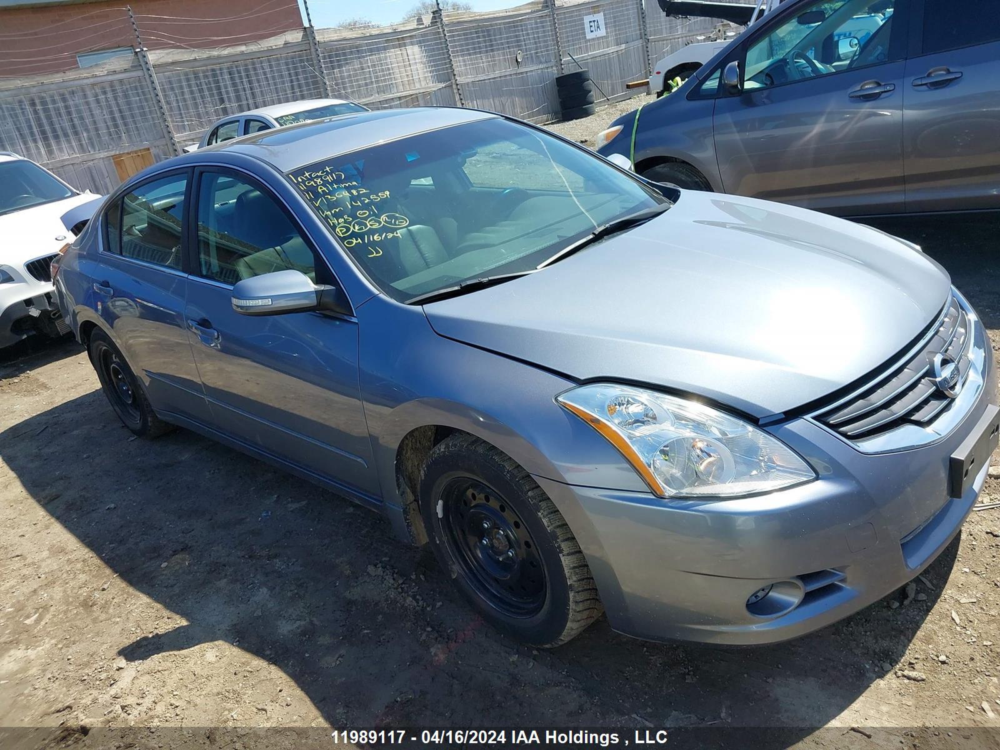 NISSAN ALTIMA 2011 1n4al2ap6bc136482