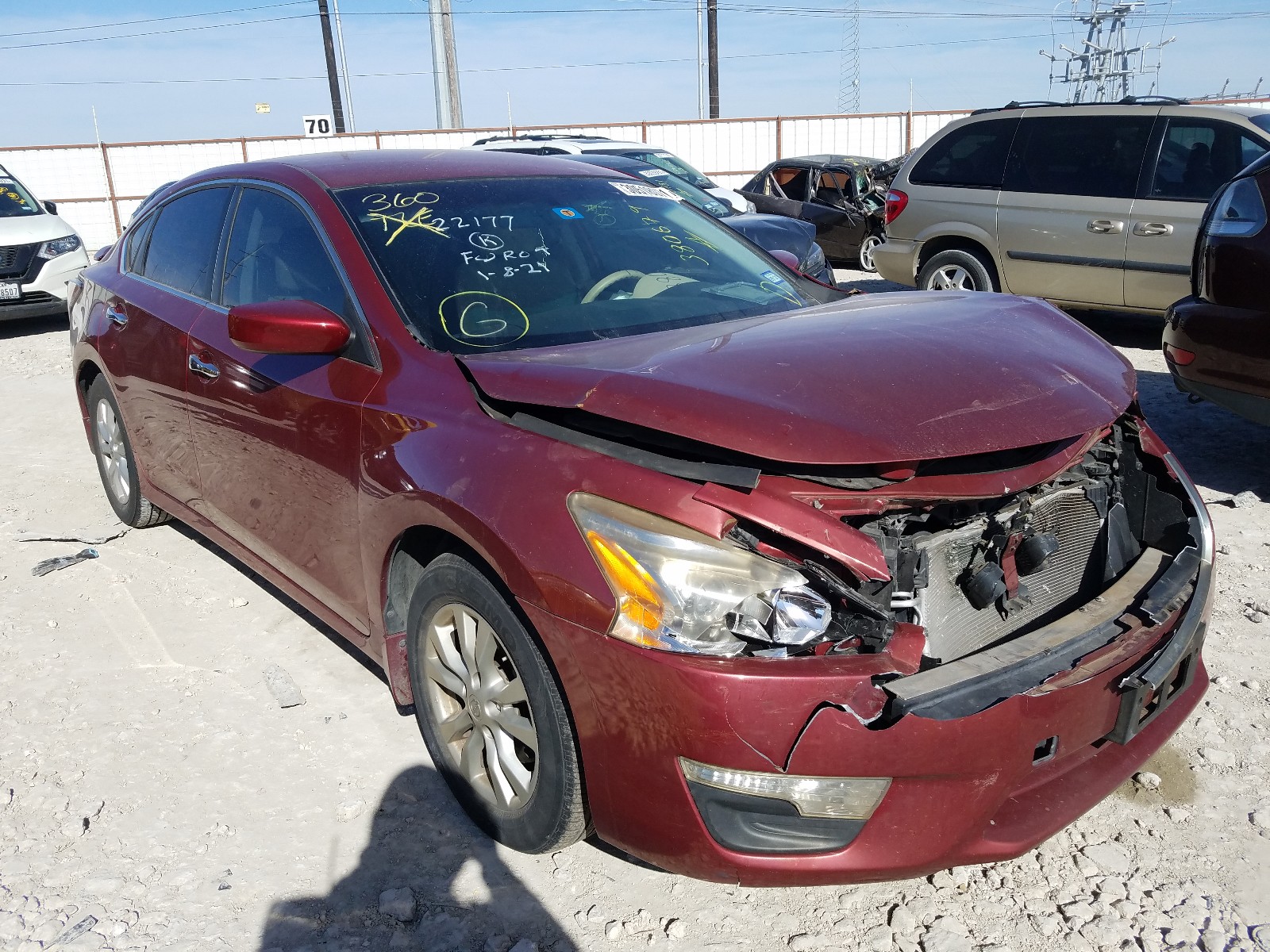 NISSAN ALTIMA 2.5 2014 1n4al3ap8en380679