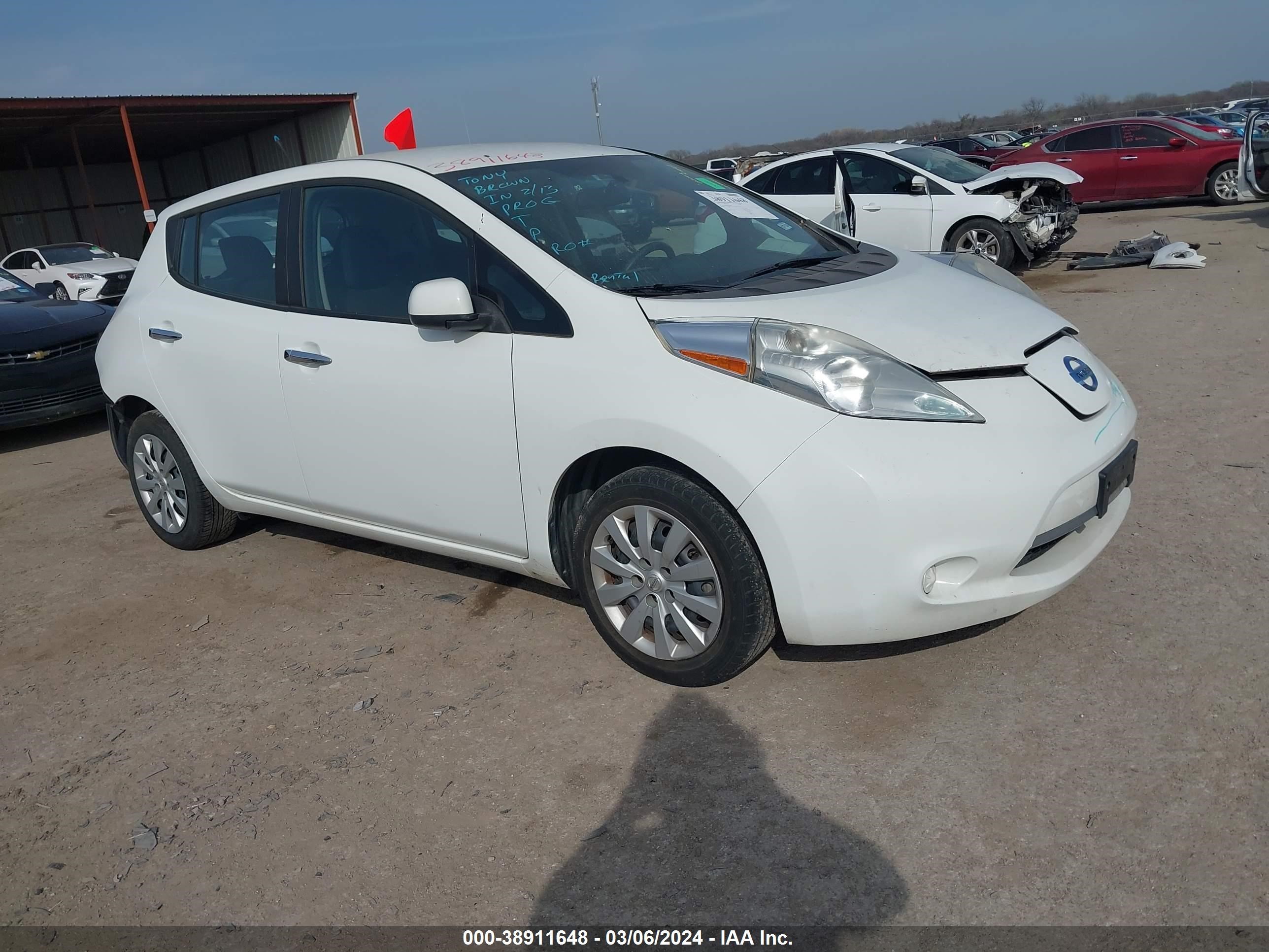 NISSAN LEAF 2013 1n4az0cp9dc420966