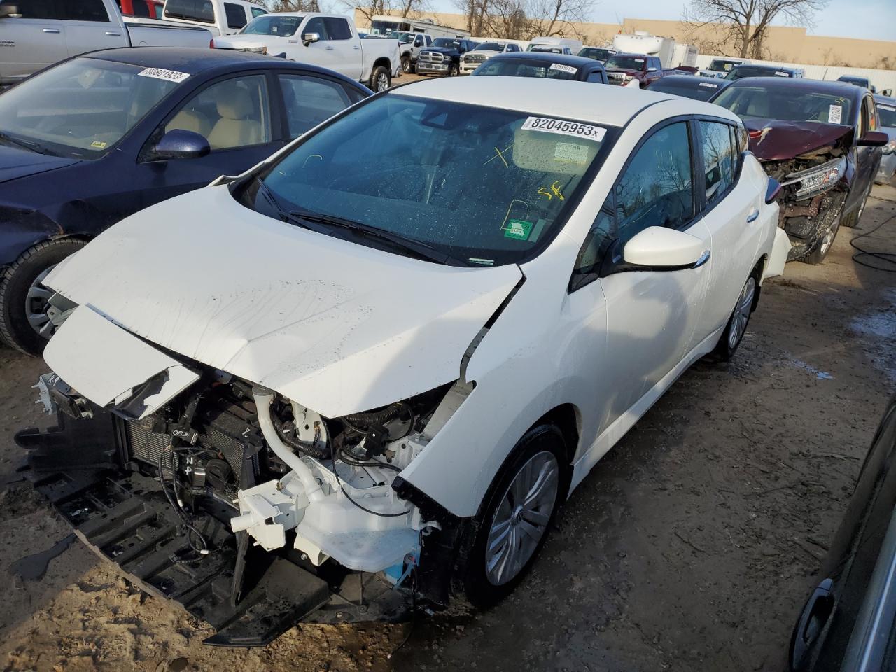 NISSAN LEAF 2023 1n4az1bv8pc556550