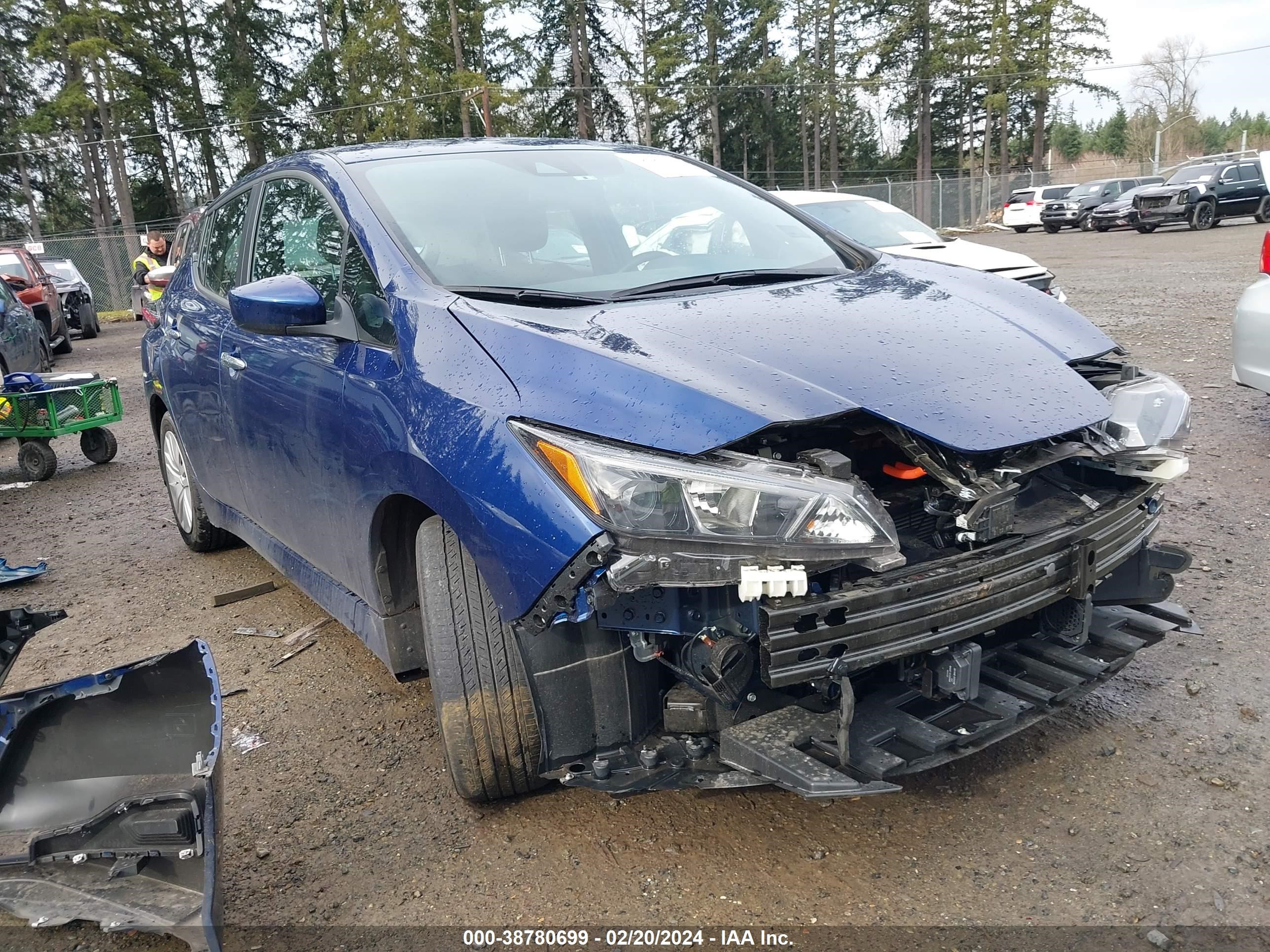 NISSAN LEAF 2022 1n4az1bv9nc558174