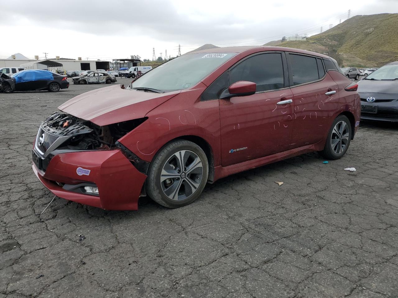 NISSAN LEAF 2018 1n4az1cp7jc315165