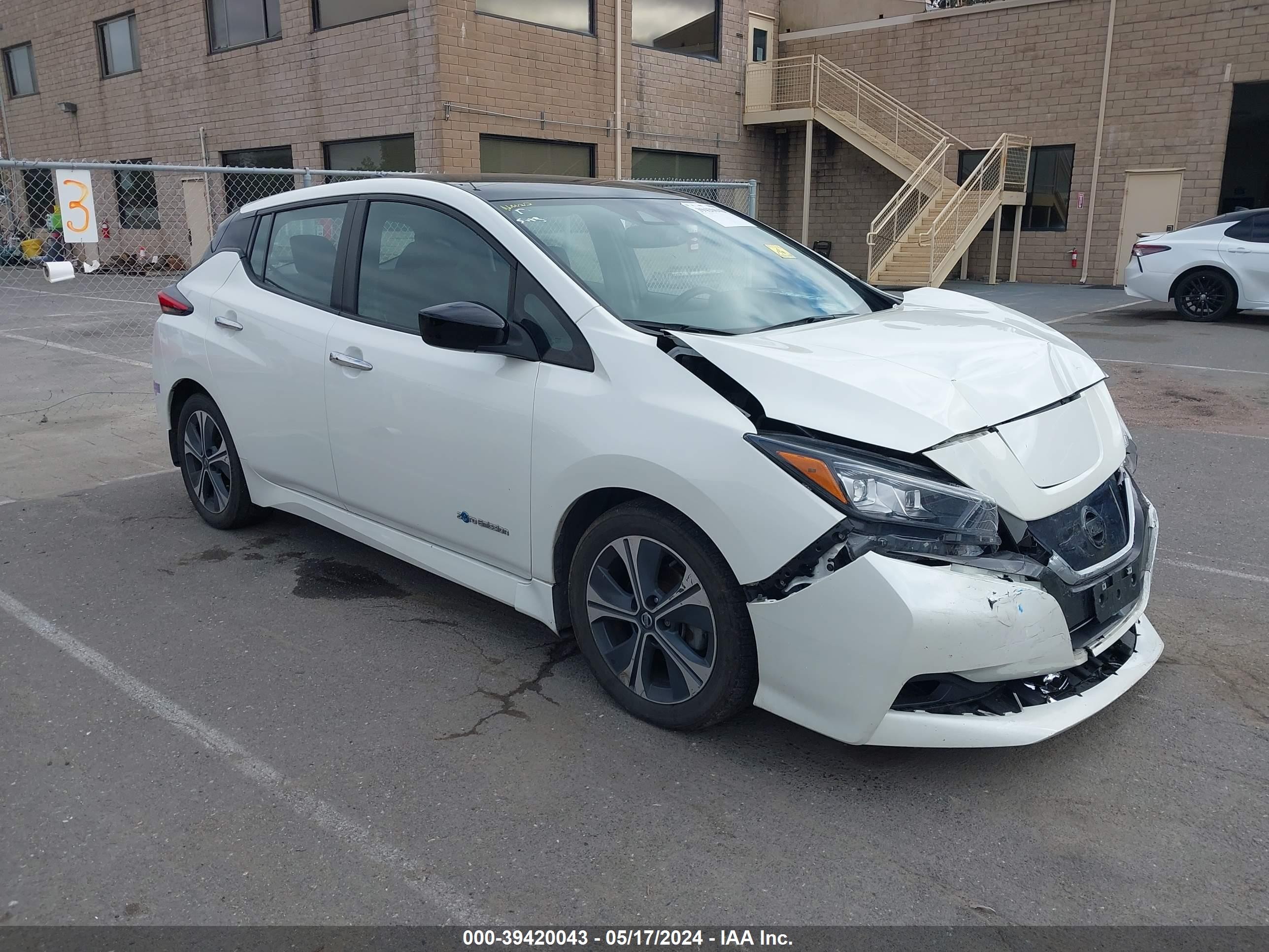 NISSAN LEAF 2019 1n4az1cp7kc304992