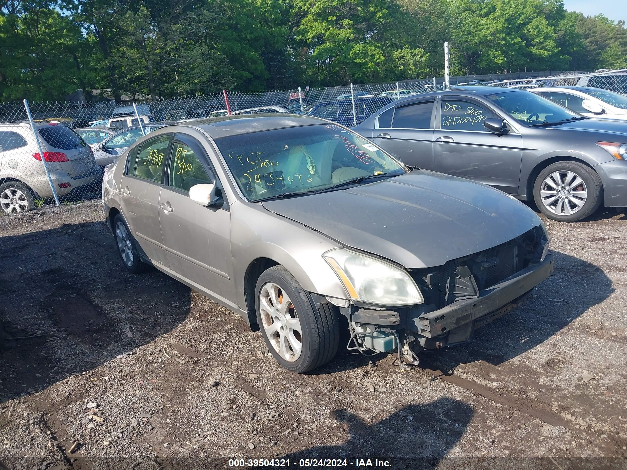 NISSAN MAXIMA 2007 1n4ba41e07c836431