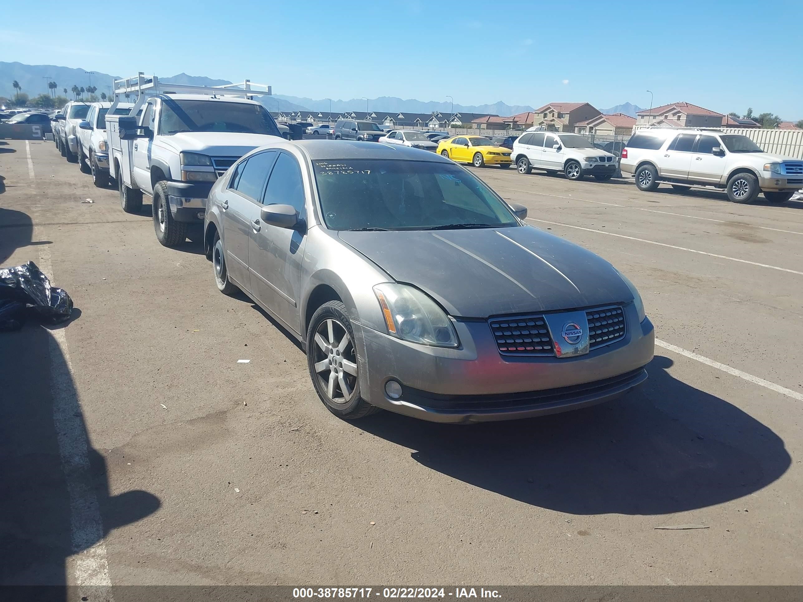 NISSAN MAXIMA 2006 1n4ba41e16c812640