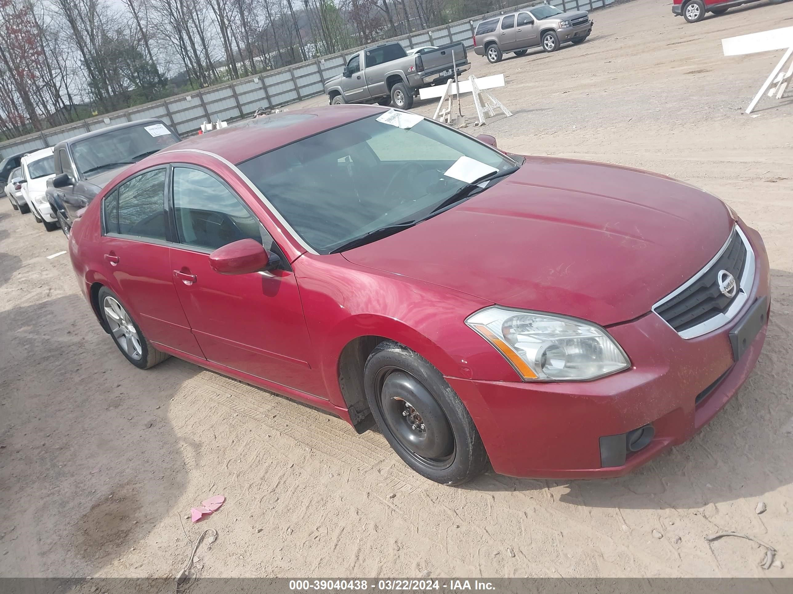 NISSAN MAXIMA 2008 1n4ba41e18c826802