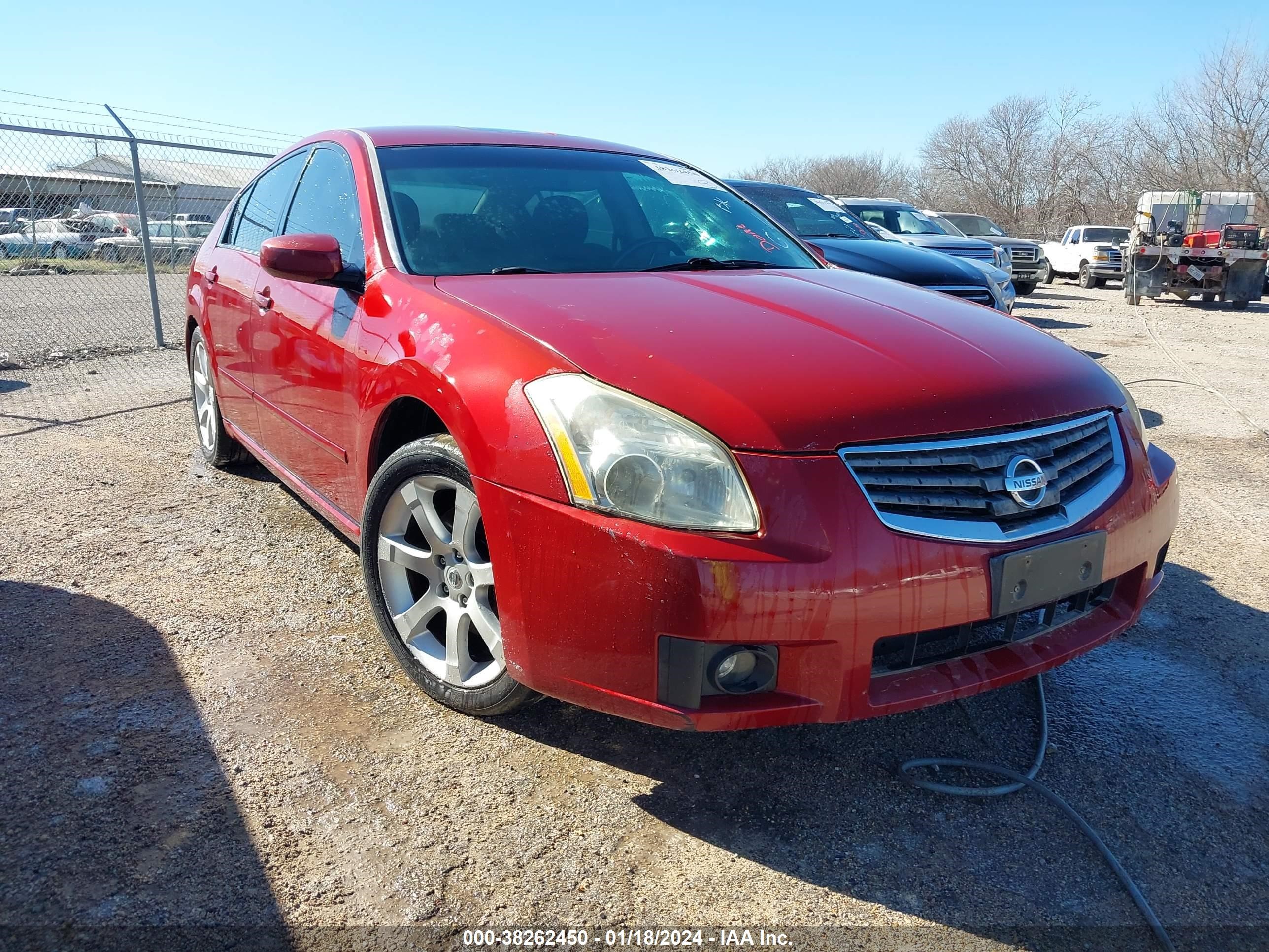 NISSAN MAXIMA 2008 1n4ba41e18c833250