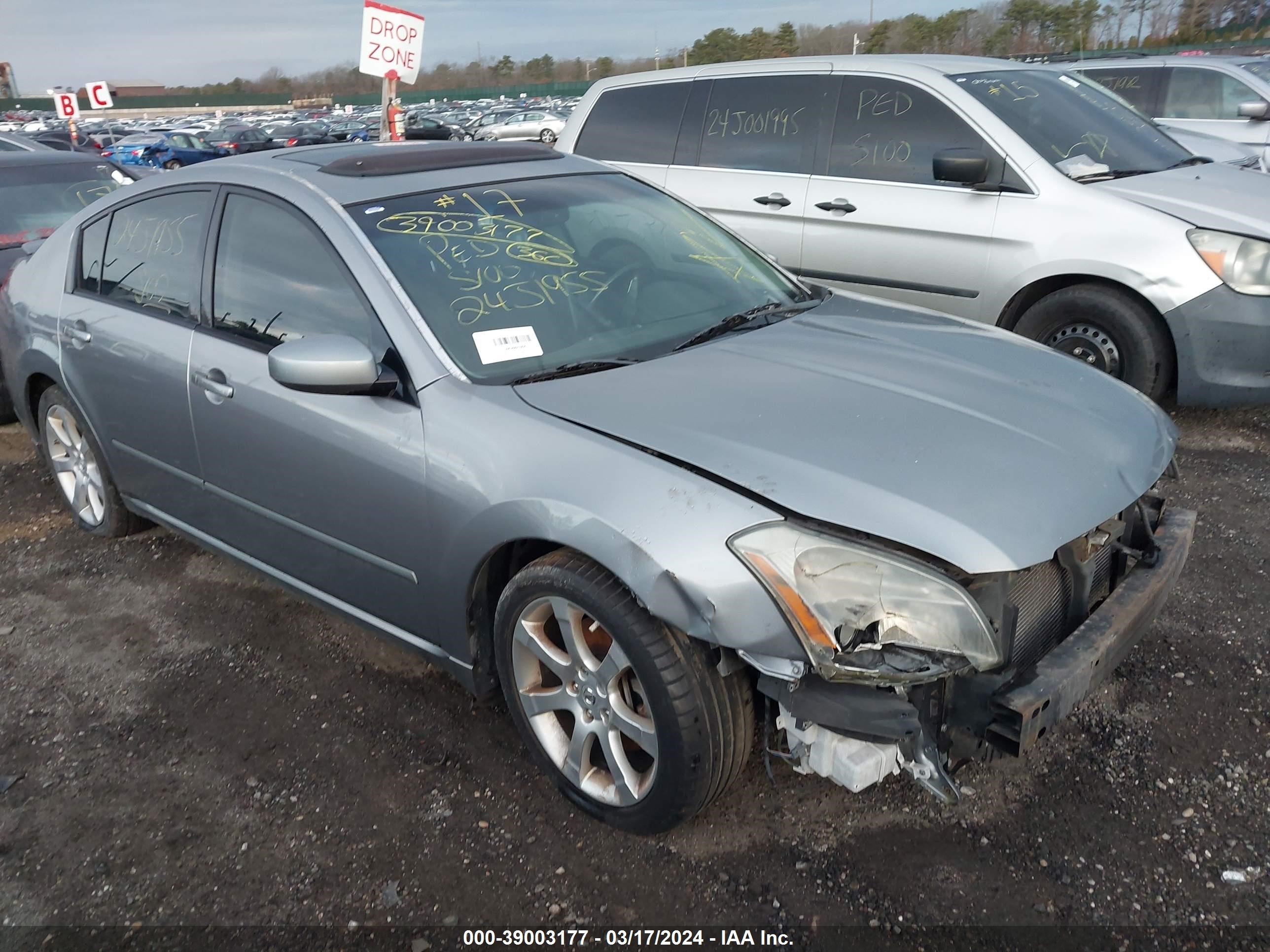 NISSAN MAXIMA 2008 1n4ba41e28c816456