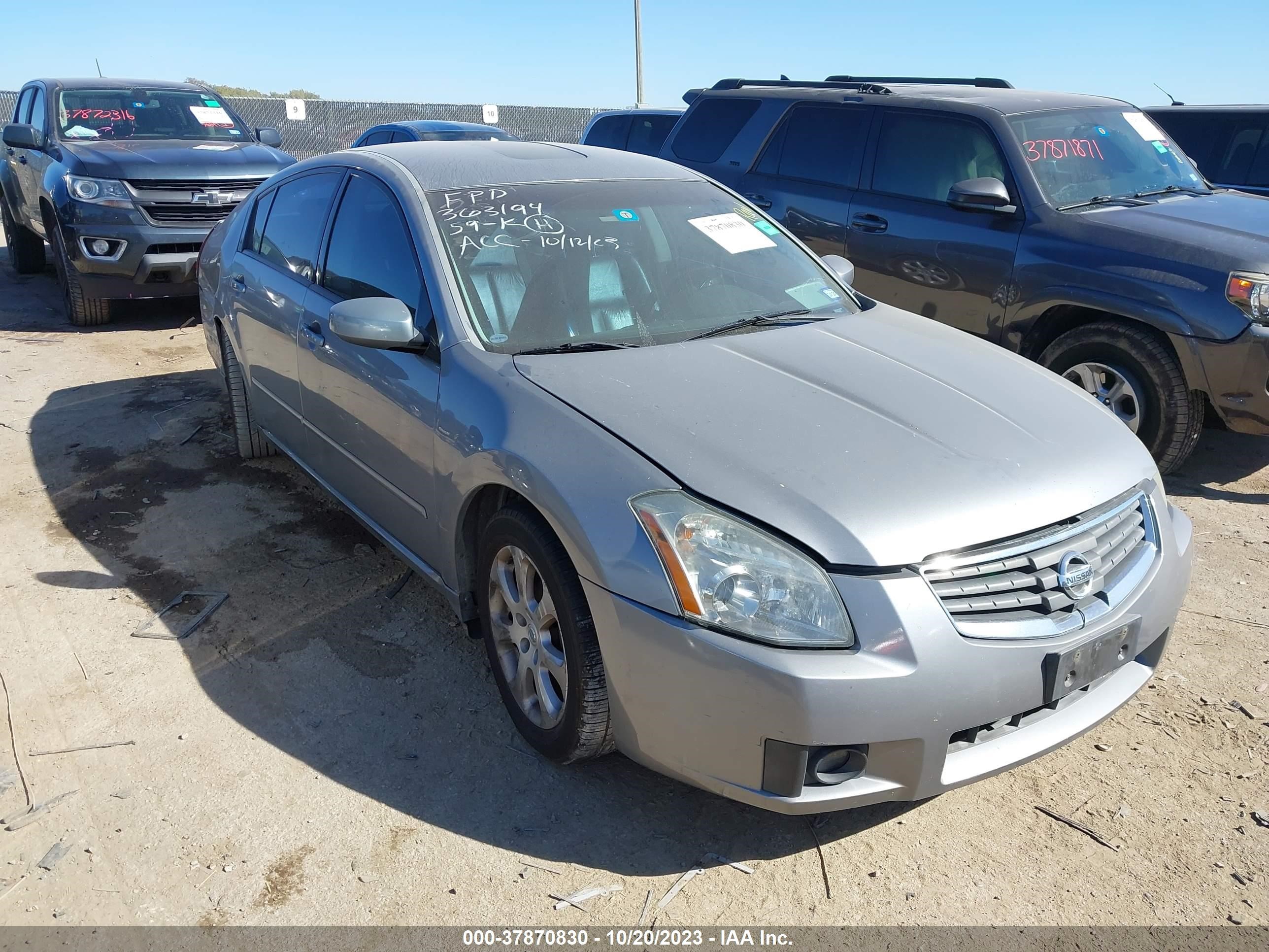 NISSAN MAXIMA 2008 1n4ba41e28c817333