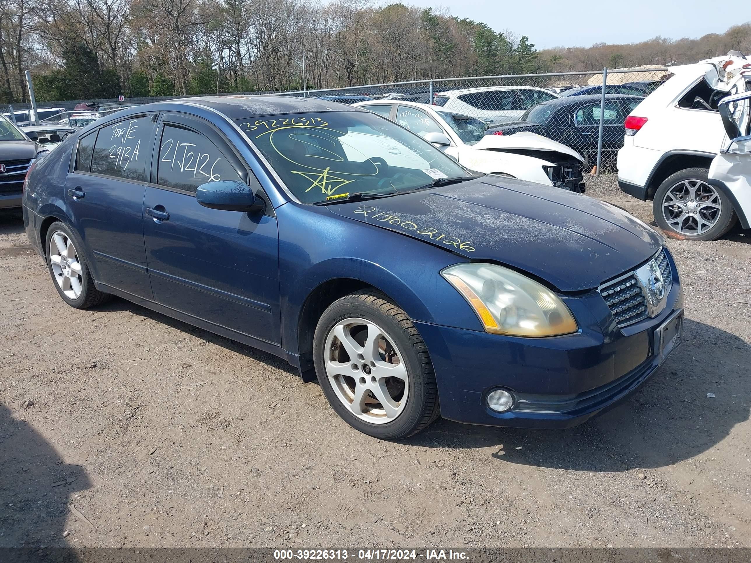 NISSAN MAXIMA 2006 1n4ba41e36c841640