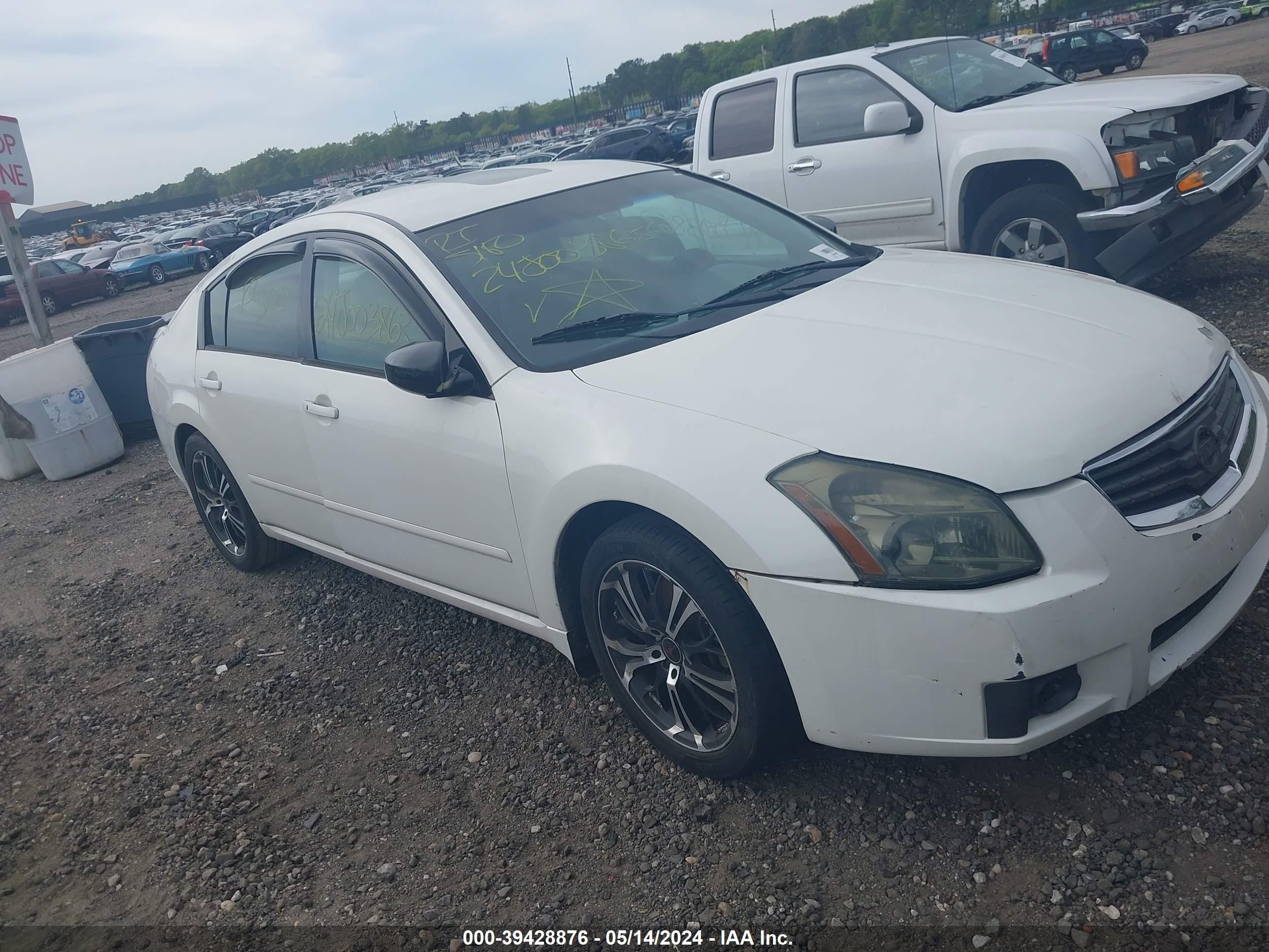 NISSAN MAXIMA 2008 1n4ba41e48c834232