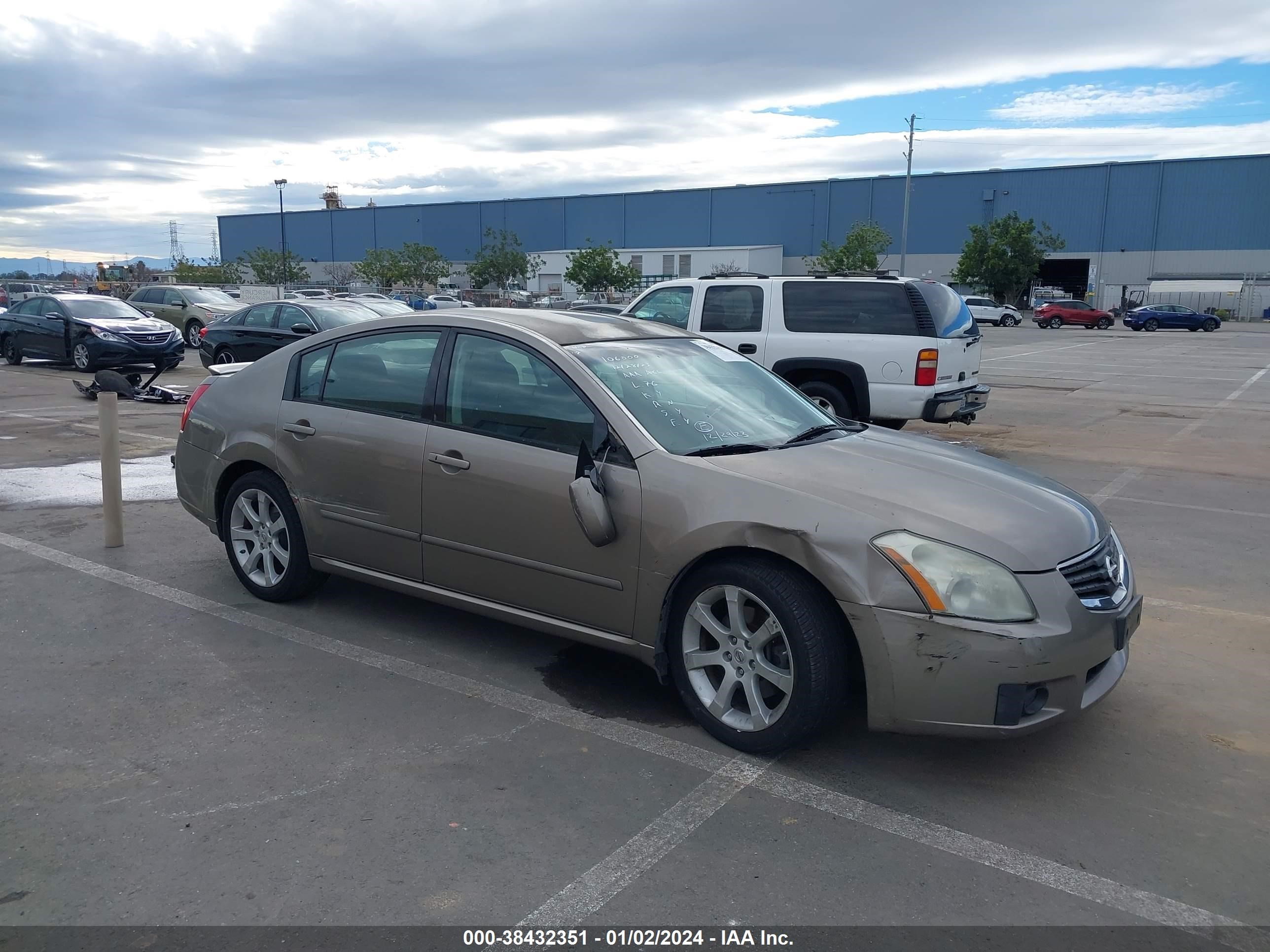 NISSAN MAXIMA 2008 1n4ba41e68c821496