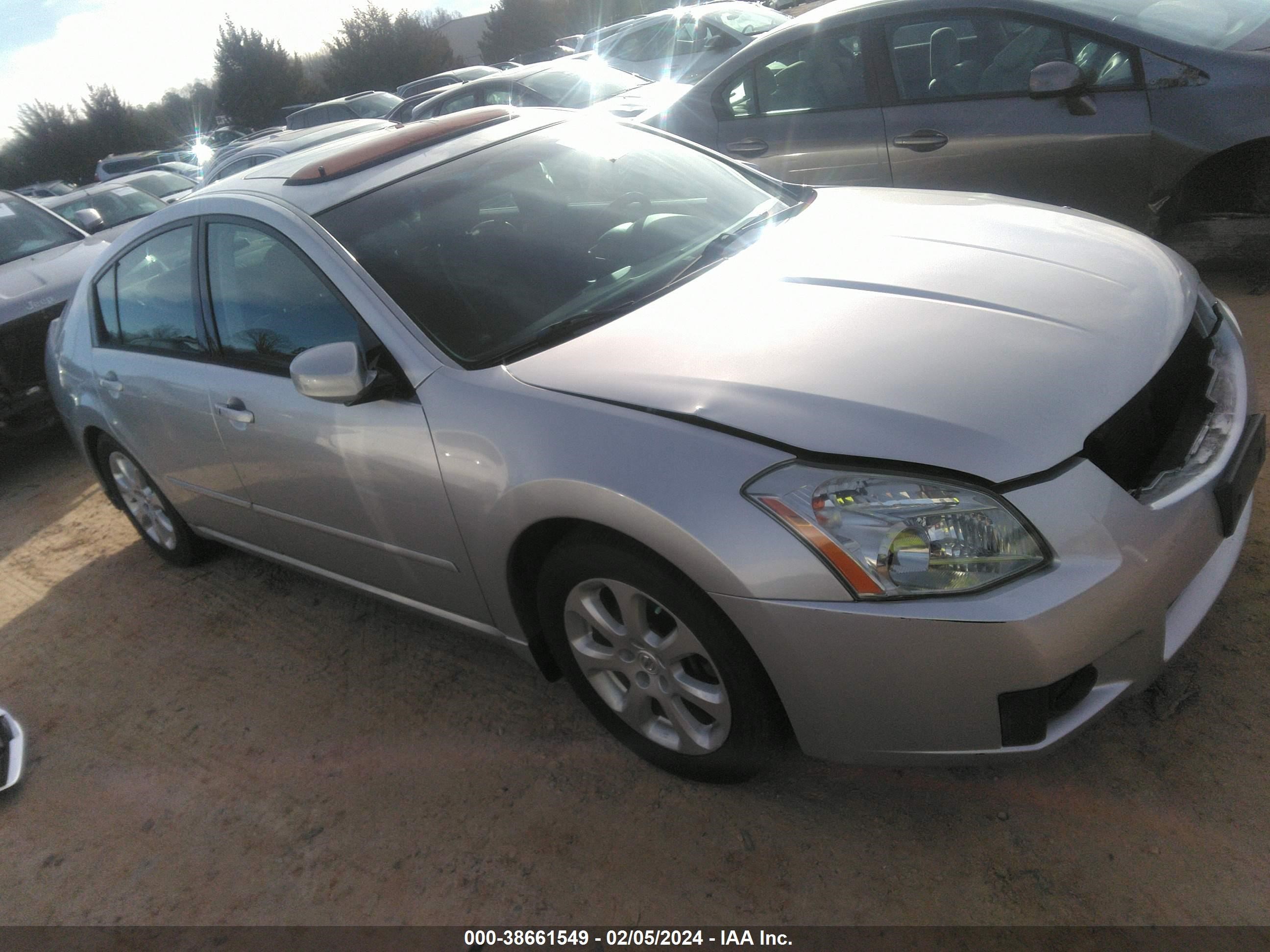 NISSAN MAXIMA 2008 1n4ba41e88c802707