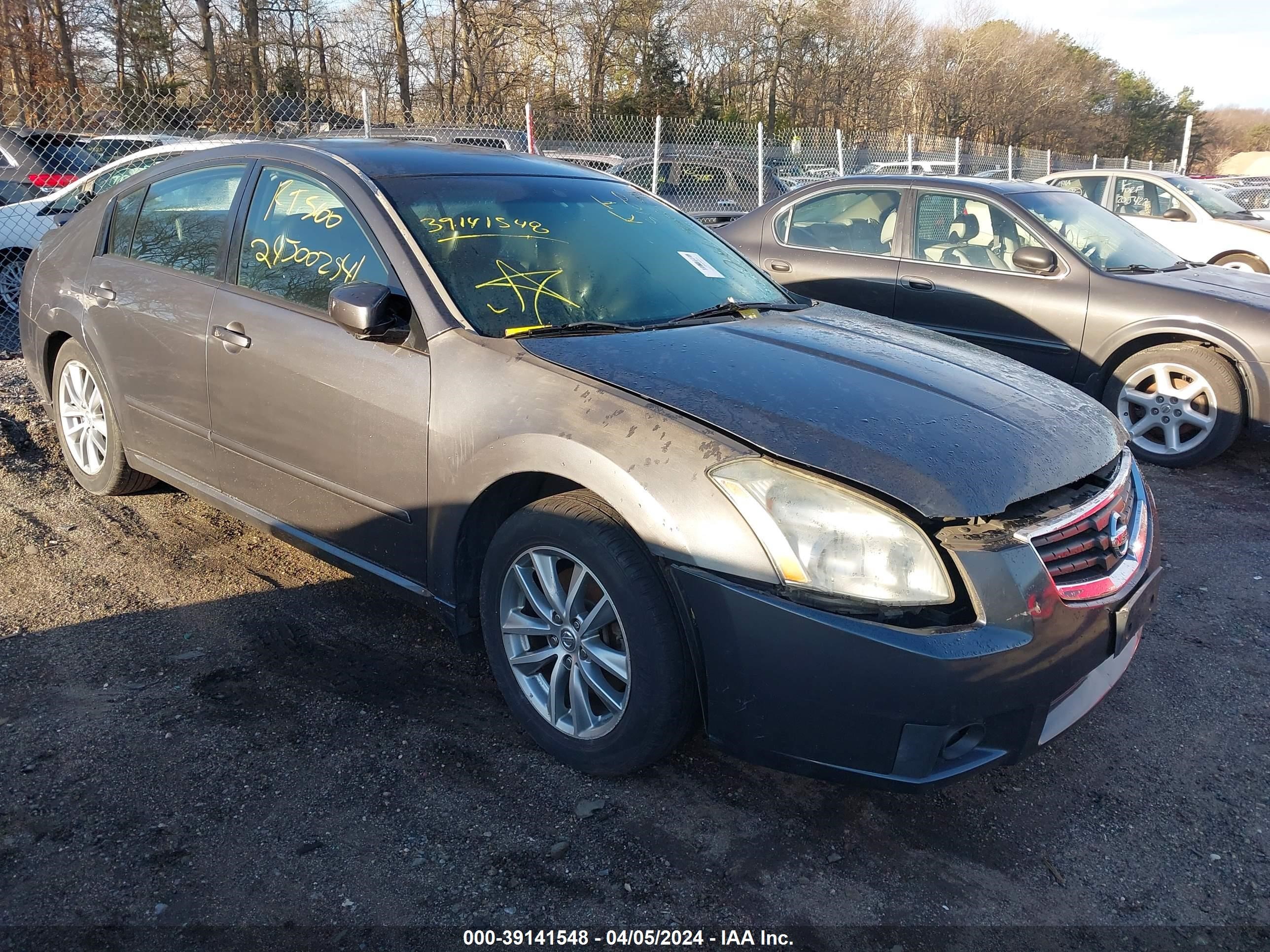 NISSAN MAXIMA 2007 1n4ba41ex7c856119