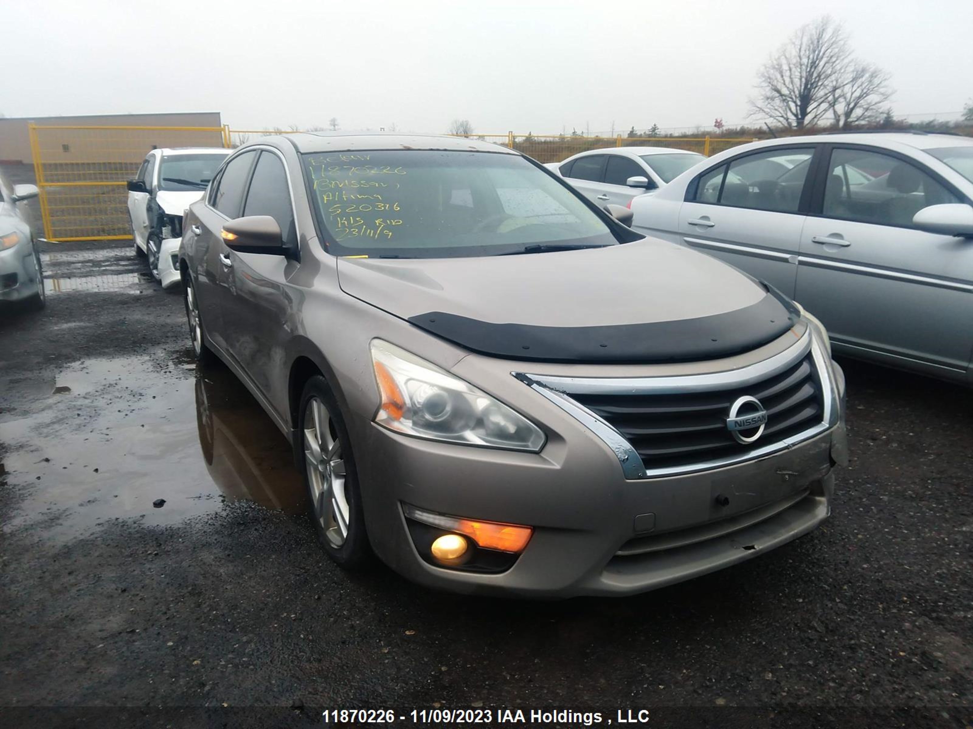 NISSAN ALTIMA 2013 1n4bl3ap1dn520316