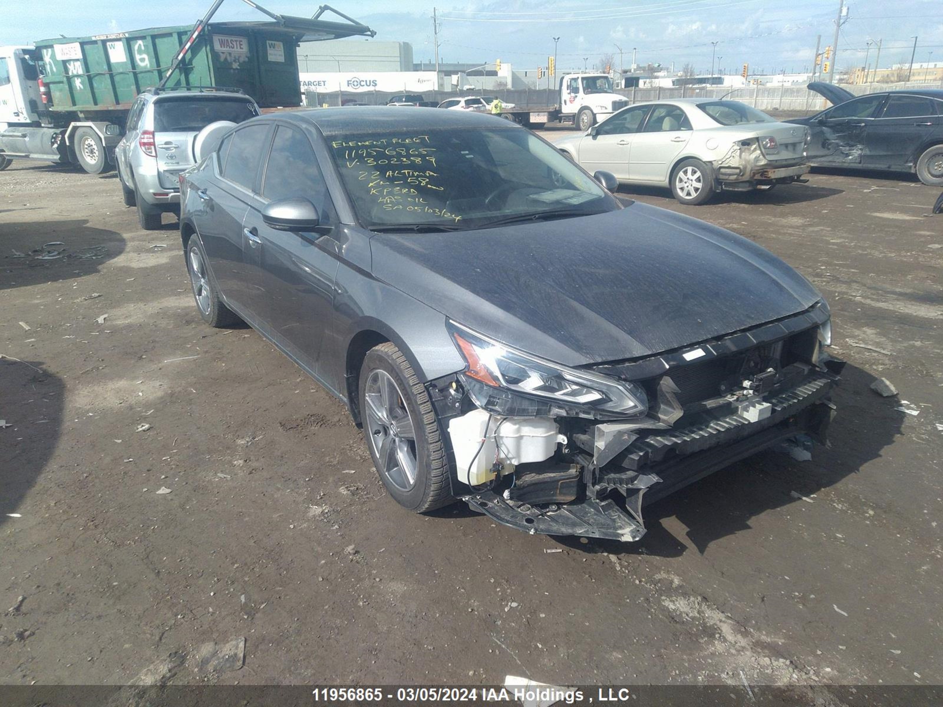 NISSAN ALTIMA 2022 1n4bl4bw5nn302389