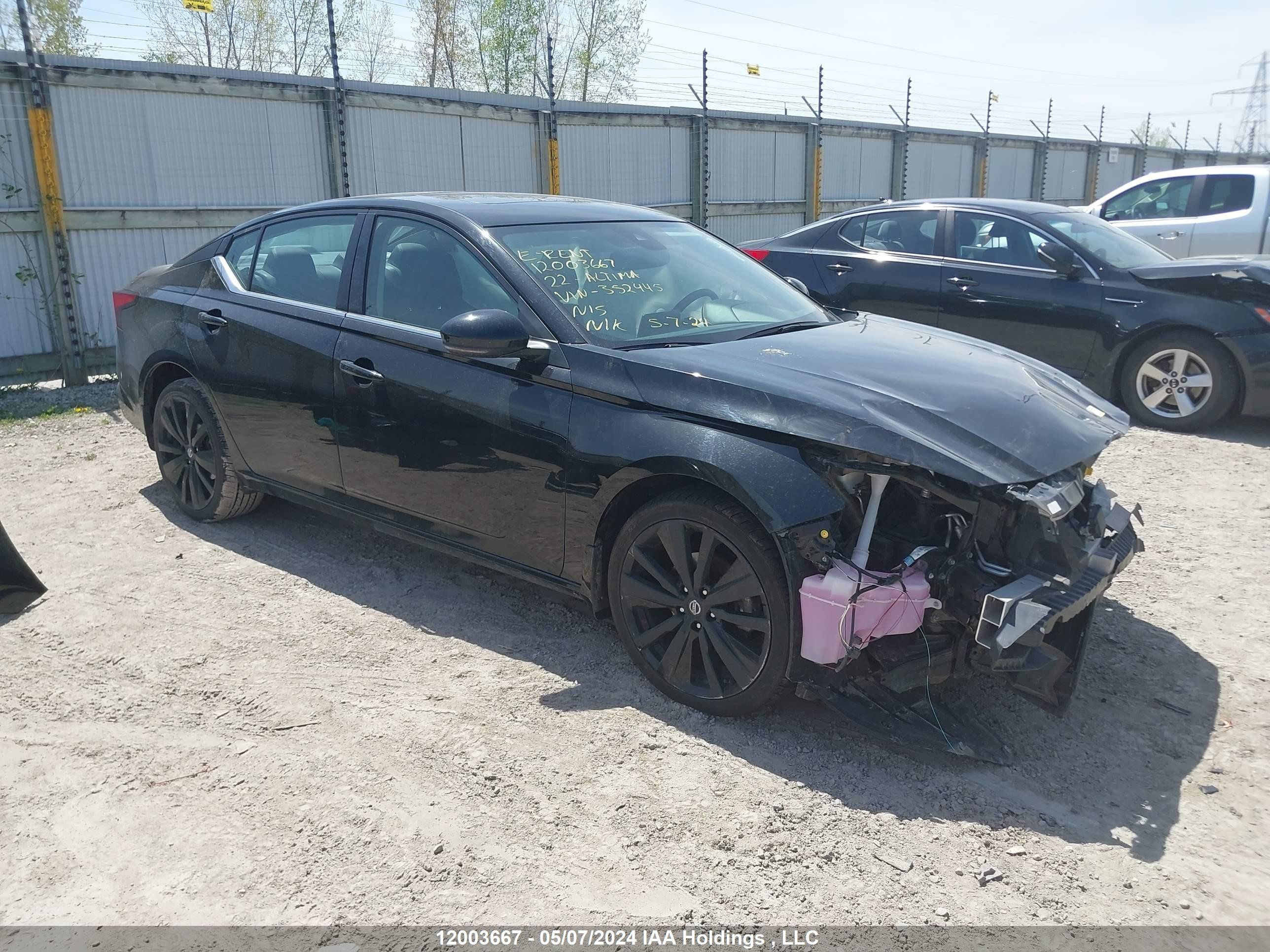 NISSAN ALTIMA 2022 1n4bl4cwxnn352445