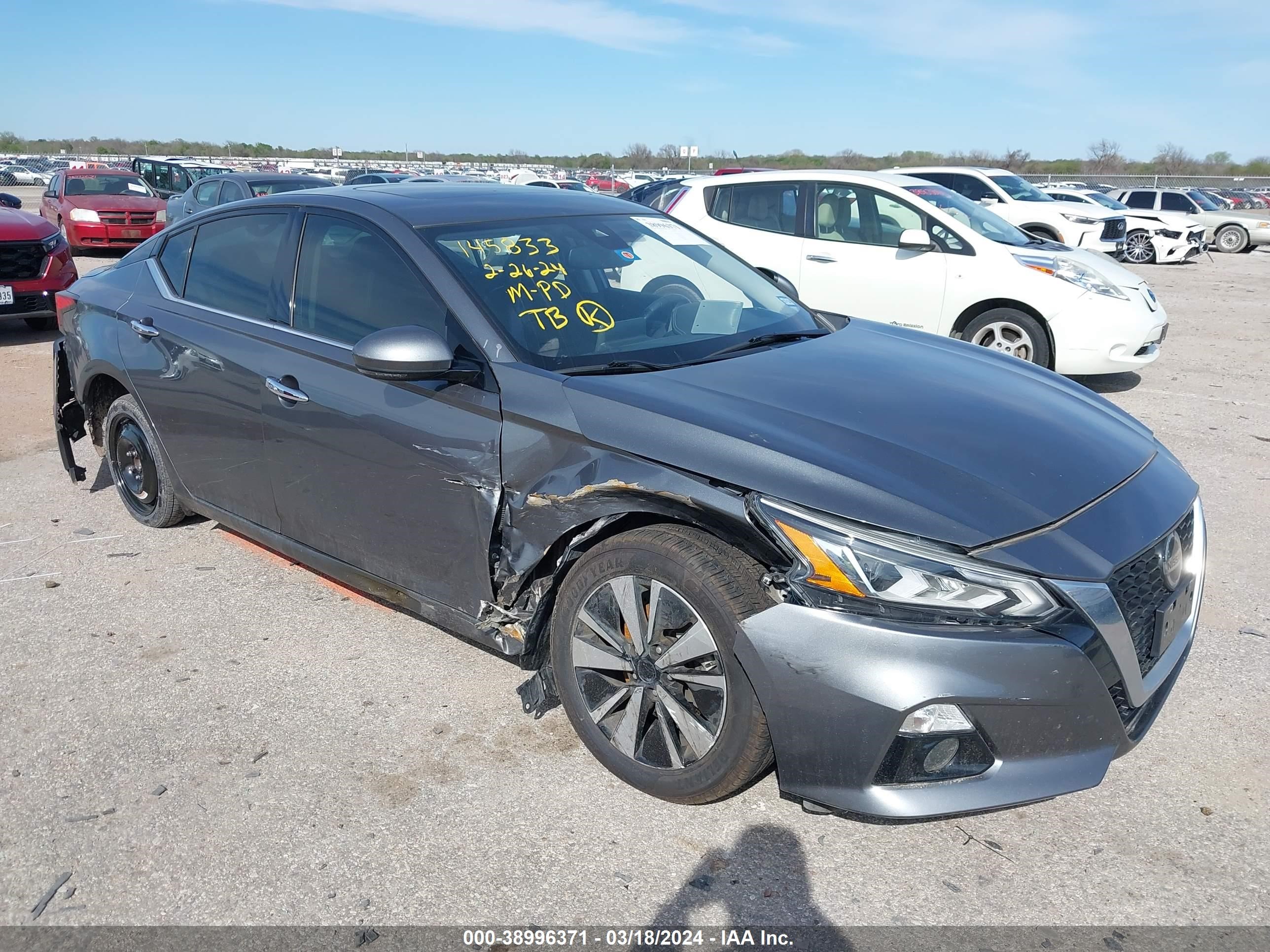 NISSAN ALTIMA 2020 1n4bl4ev0lc120529