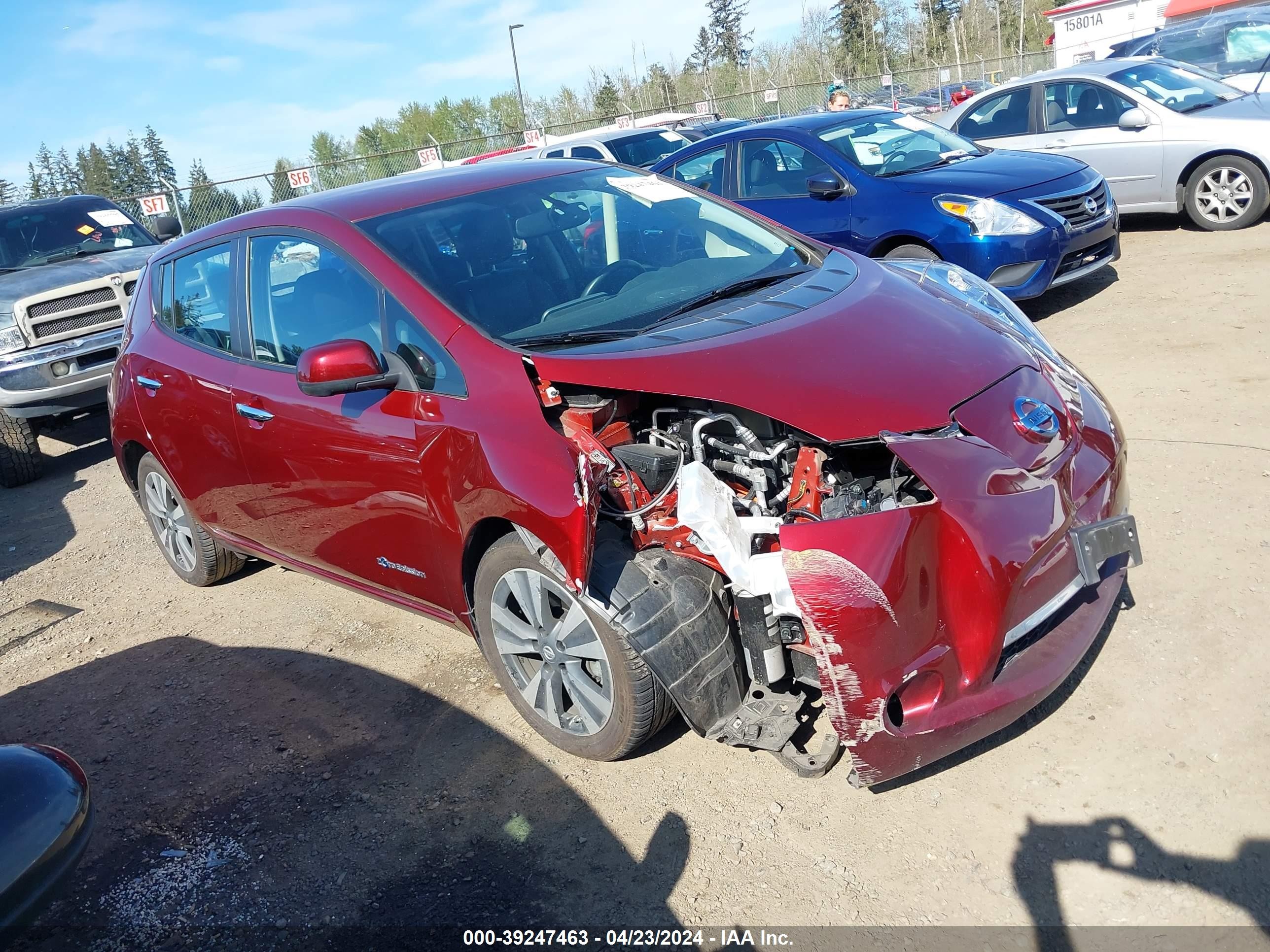 NISSAN LEAF 2017 1n4bz0cpxhc310888