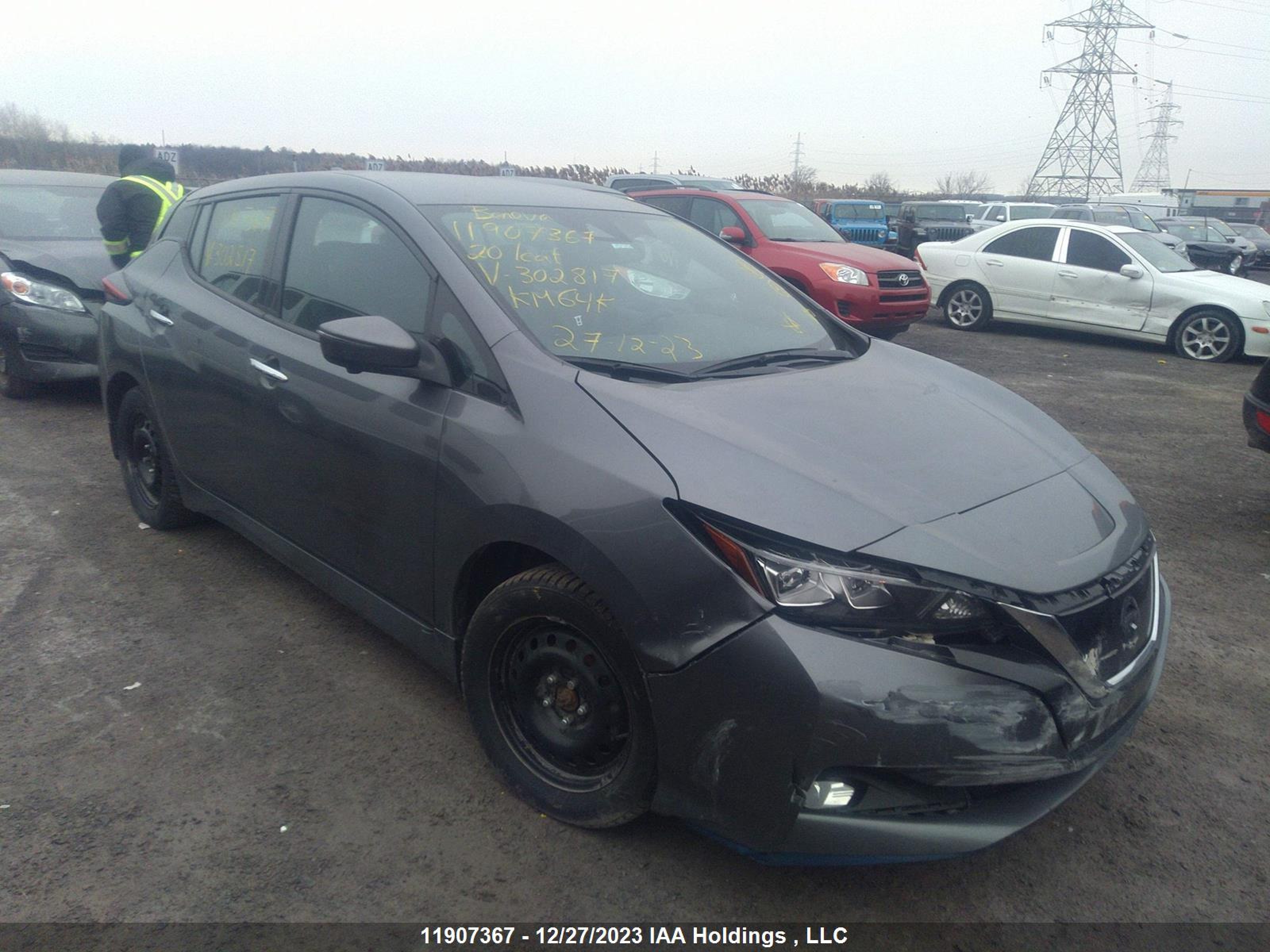 NISSAN LEAF 2020 1n4bz1dp6lc302817