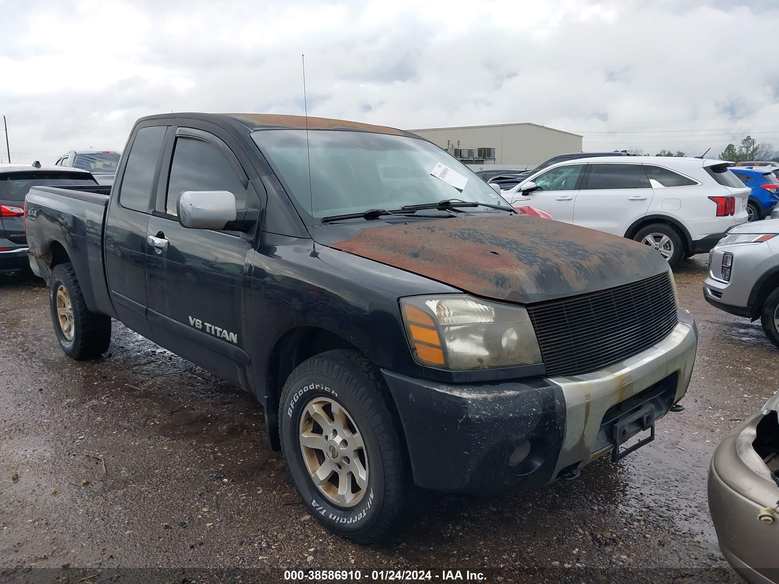 NISSAN TITAN 2005 1n6aa06b15n551412