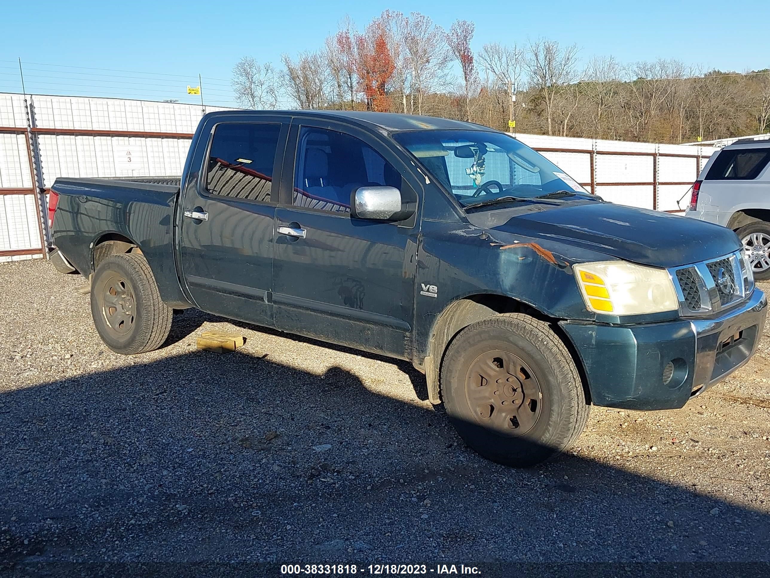 NISSAN TITAN 2004 1n6aa07a54n509037