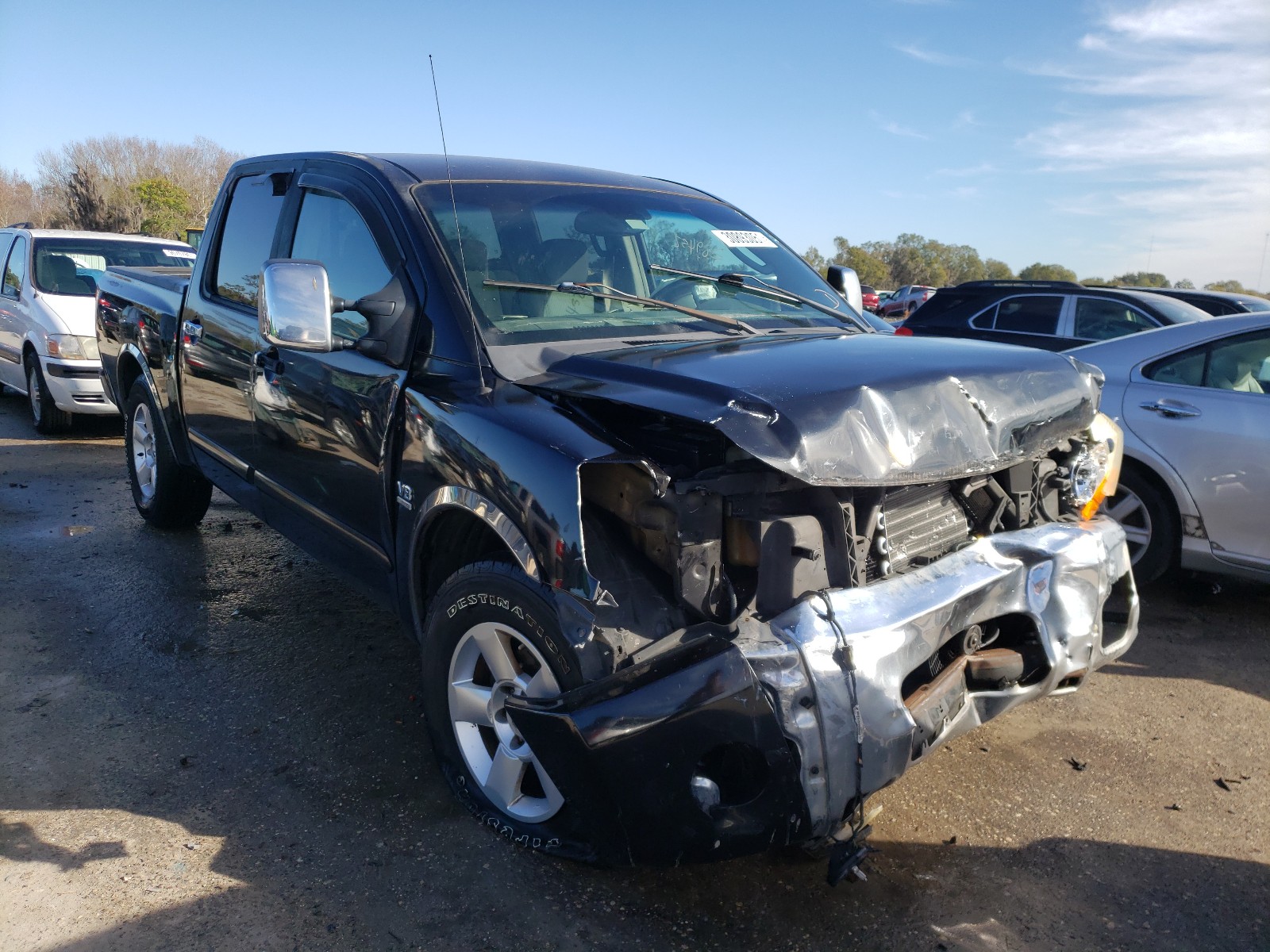 NISSAN TITAN XE 2004 1n6aa07a74n541441