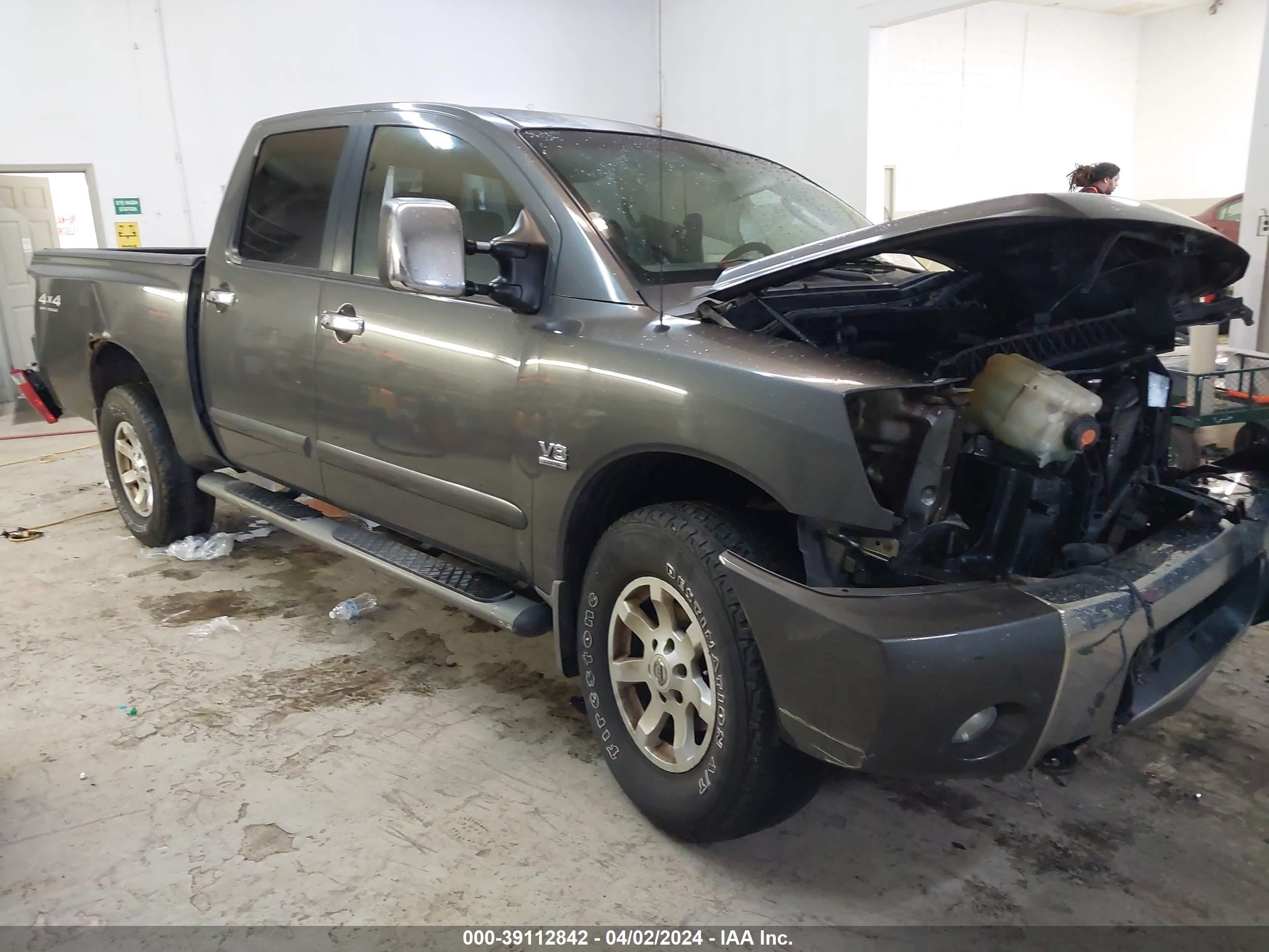 NISSAN TITAN 2004 1n6aa07b34n575563