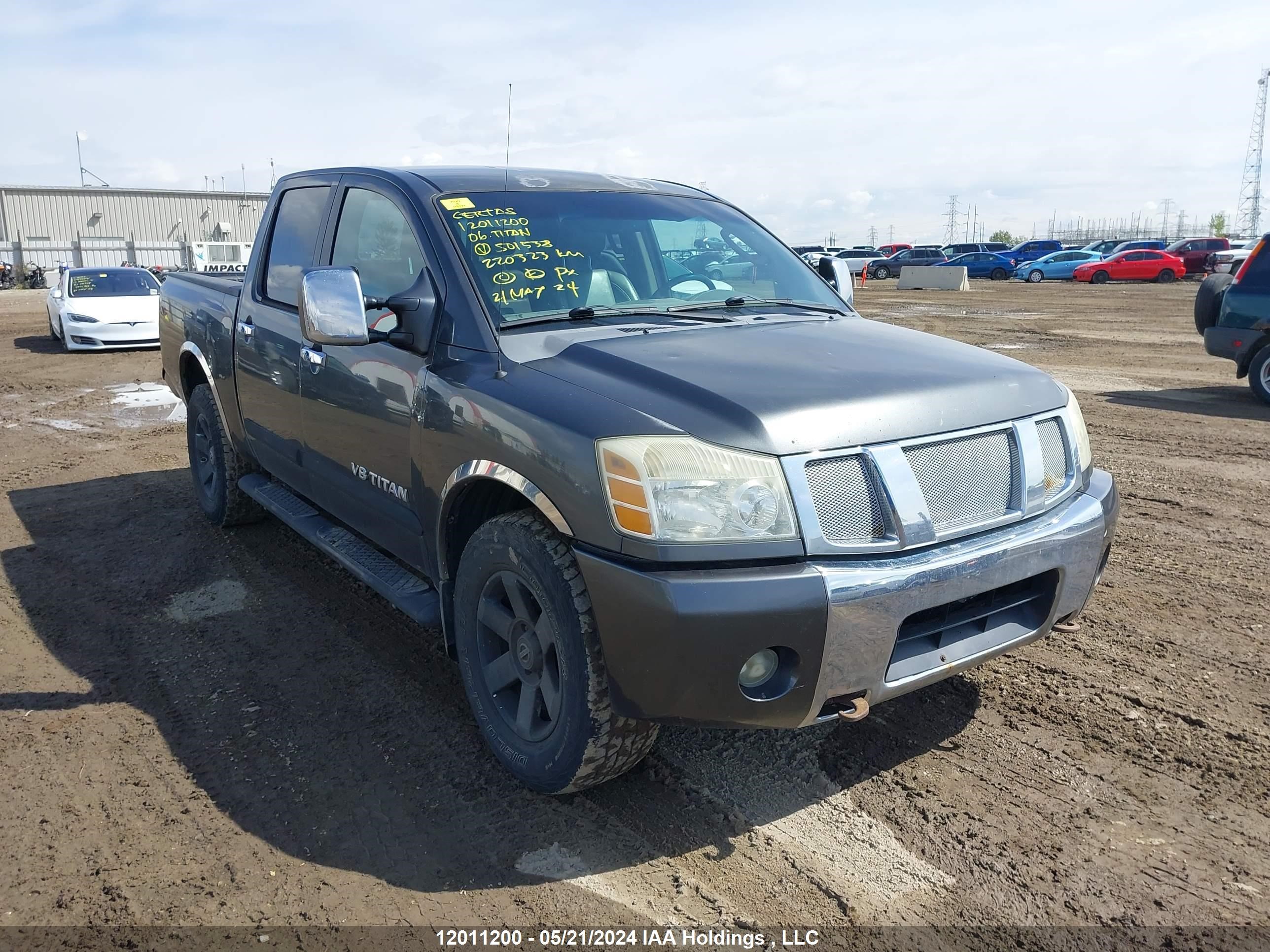 NISSAN TITAN 2006 1n6aa07b46n501538