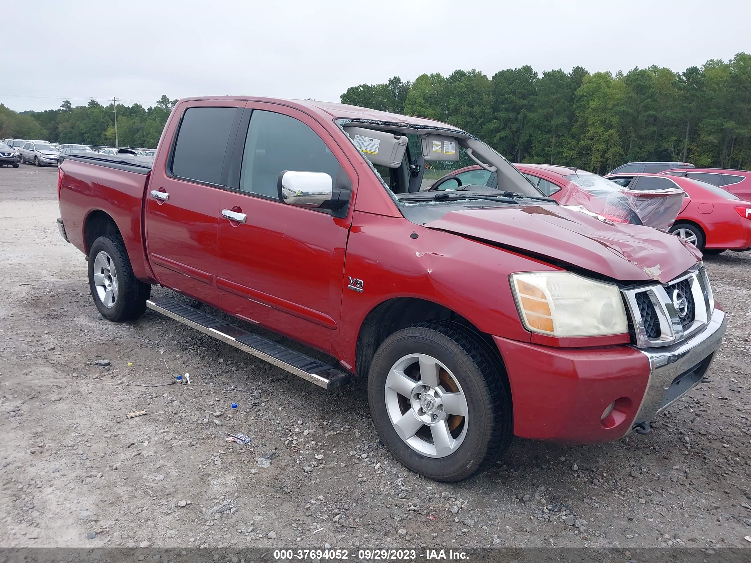 NISSAN TITAN 2004 1n6aa07b54n502033