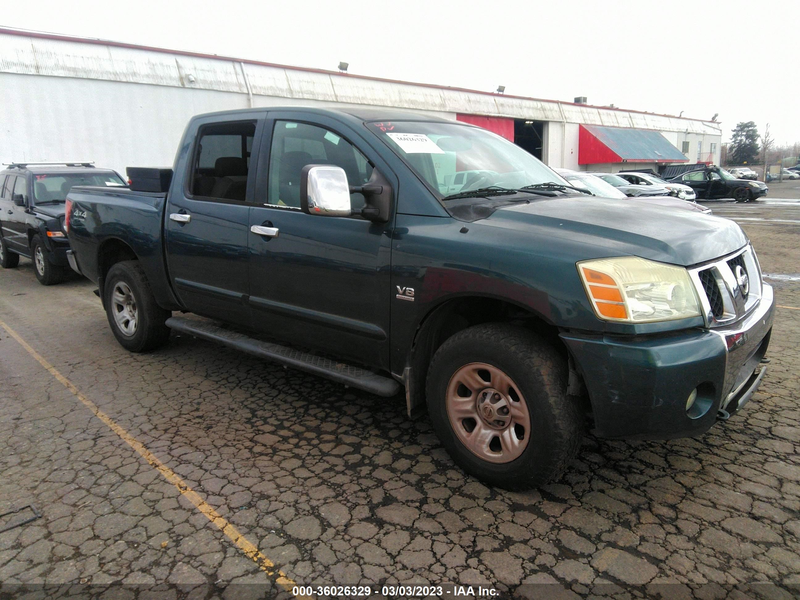 NISSAN TITAN 2004 1n6aa07b64n561558