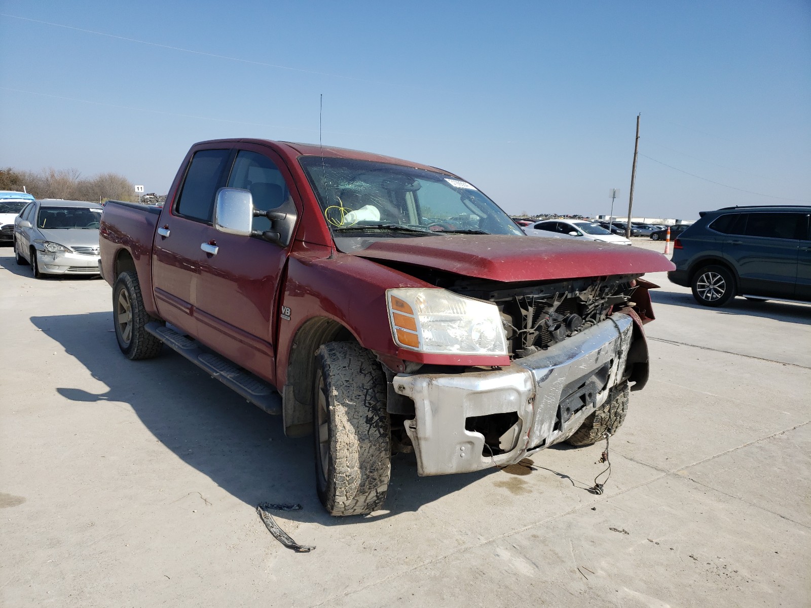 NISSAN TITAN XE 2004 1n6aa07b84n534183