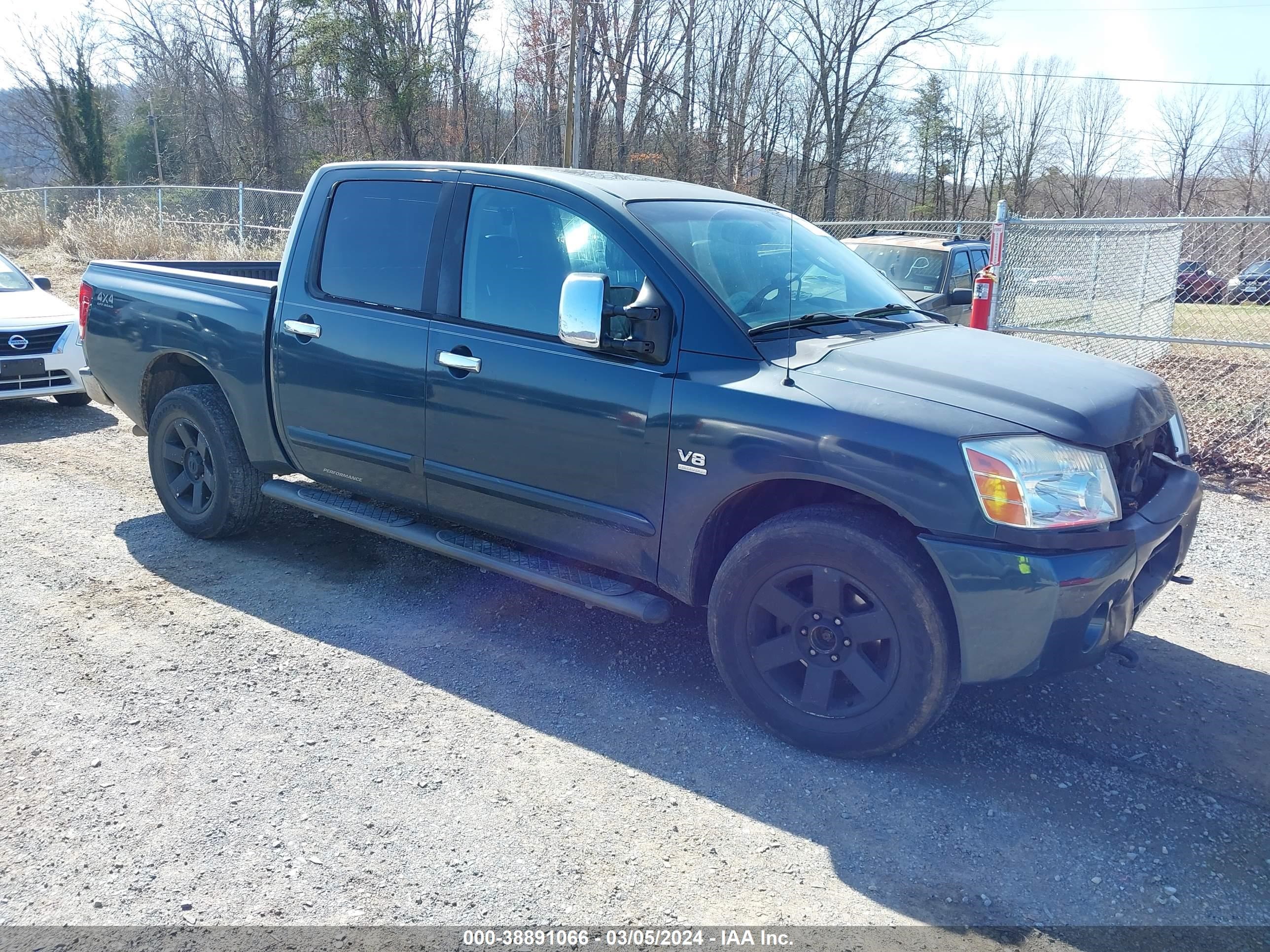 NISSAN TITAN 2004 1n6aa07b84n552621