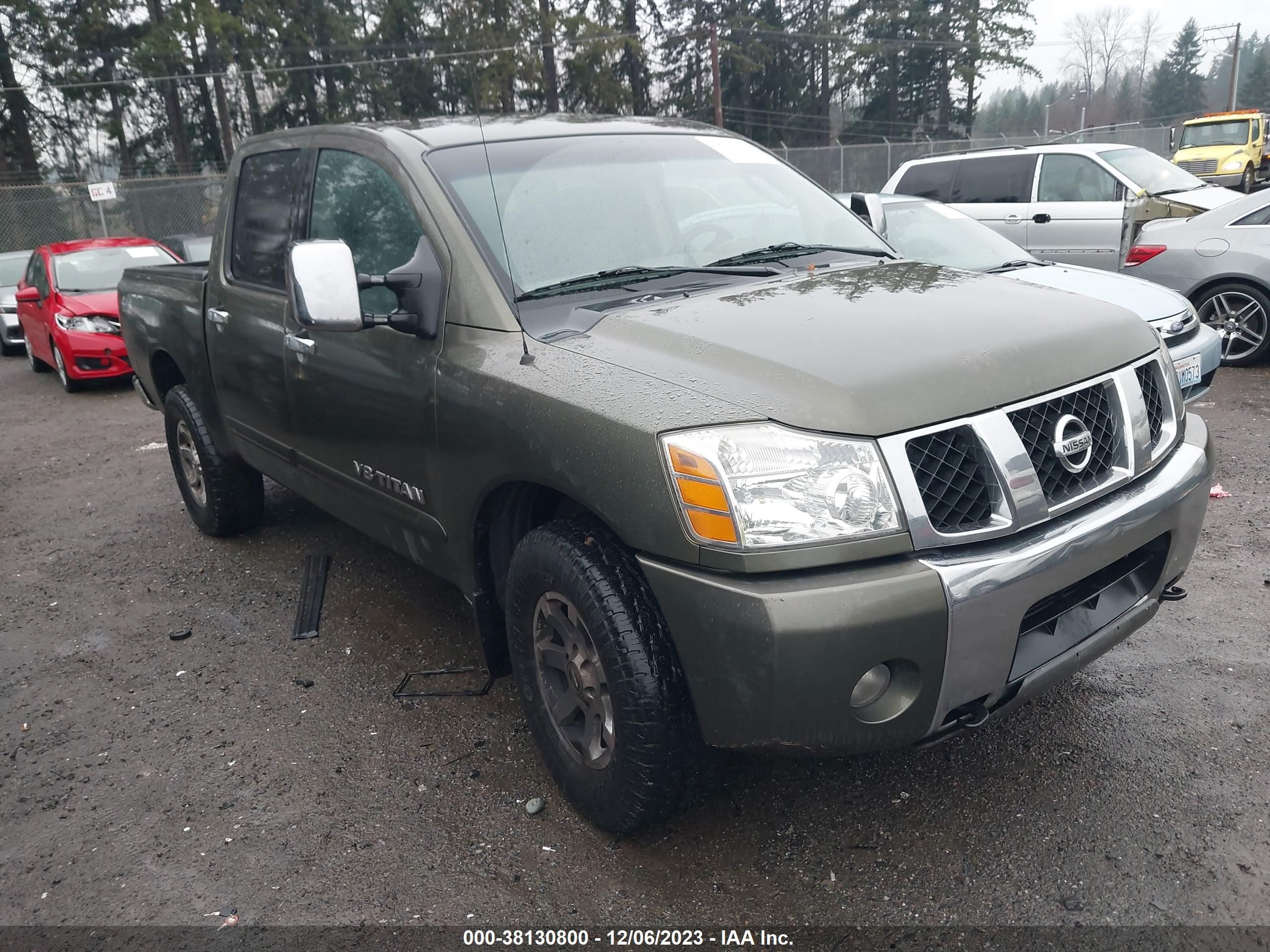 NISSAN TITAN 2005 1n6aa07b85n560557