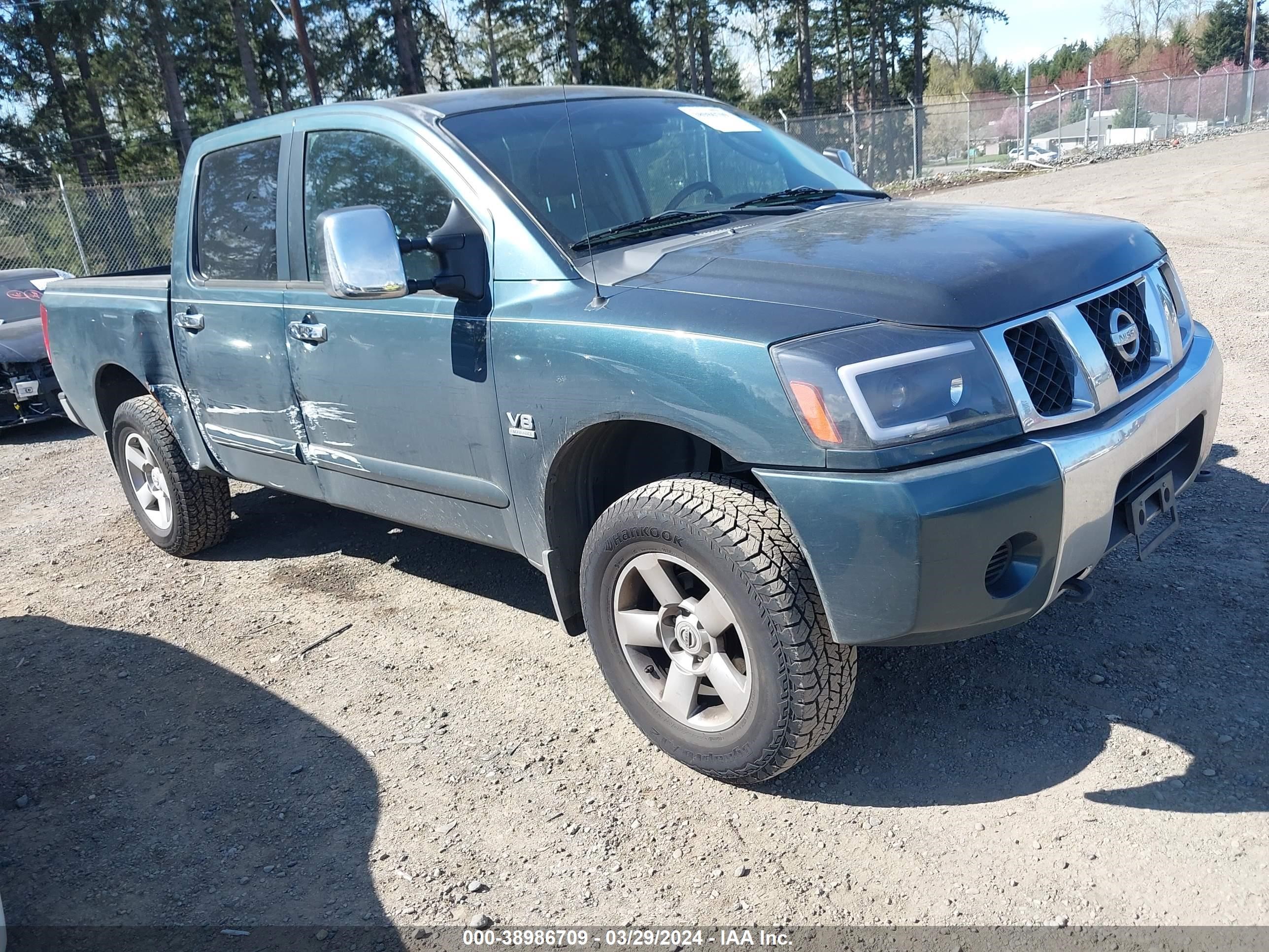 NISSAN TITAN 2004 1n6aa07bx4n558842