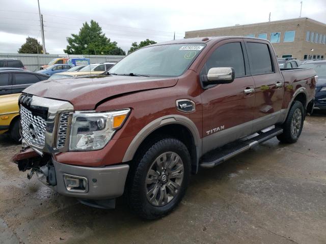 NISSAN TITAN SV 2017 1n6aa1e51hn509666