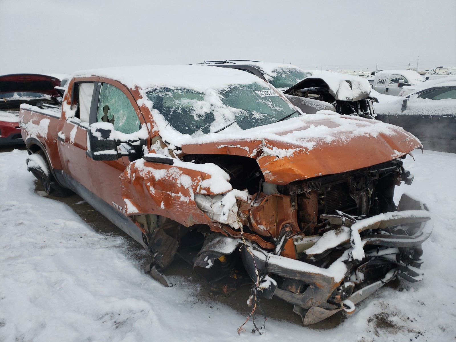 NISSAN TITAN SV 2019 1n6aa1e55kn524890