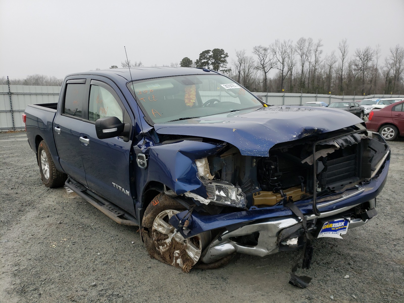 NISSAN TITAN SV 2017 1n6aa1e5xhn554136