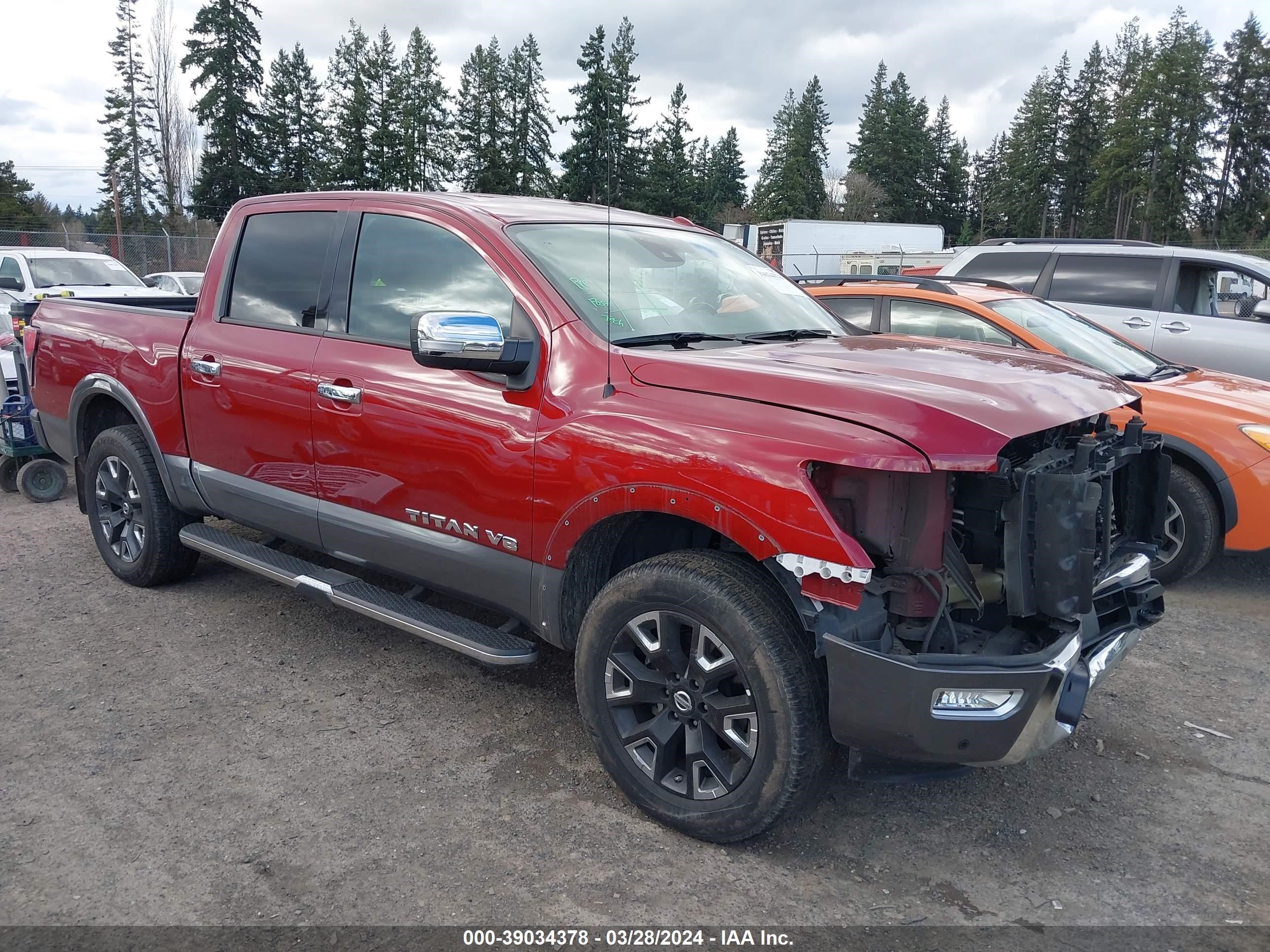 NISSAN TITAN 2020 1n6aa1ed1ln503317