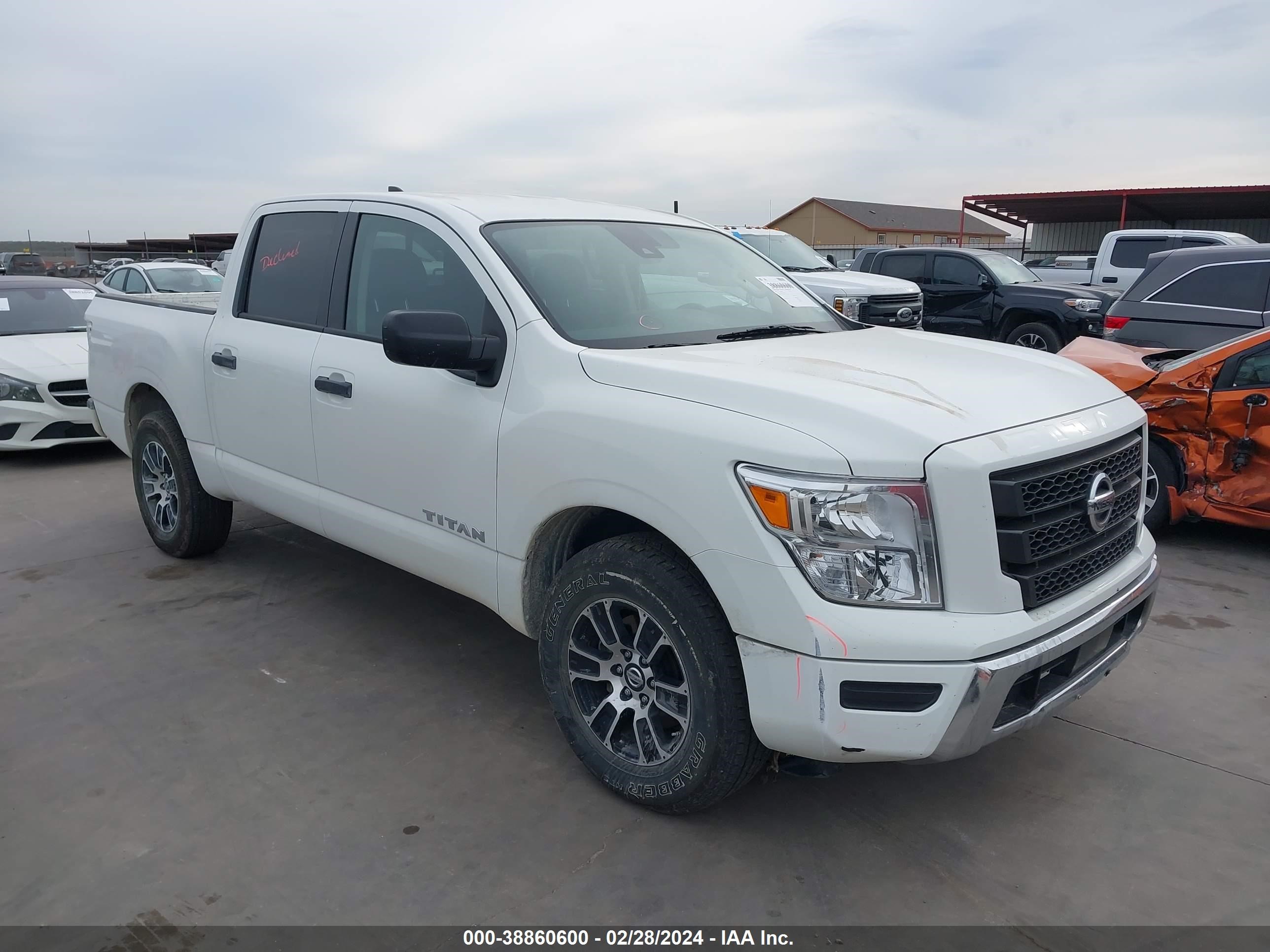 NISSAN TITAN 2022 1n6aa1ee3nn104078