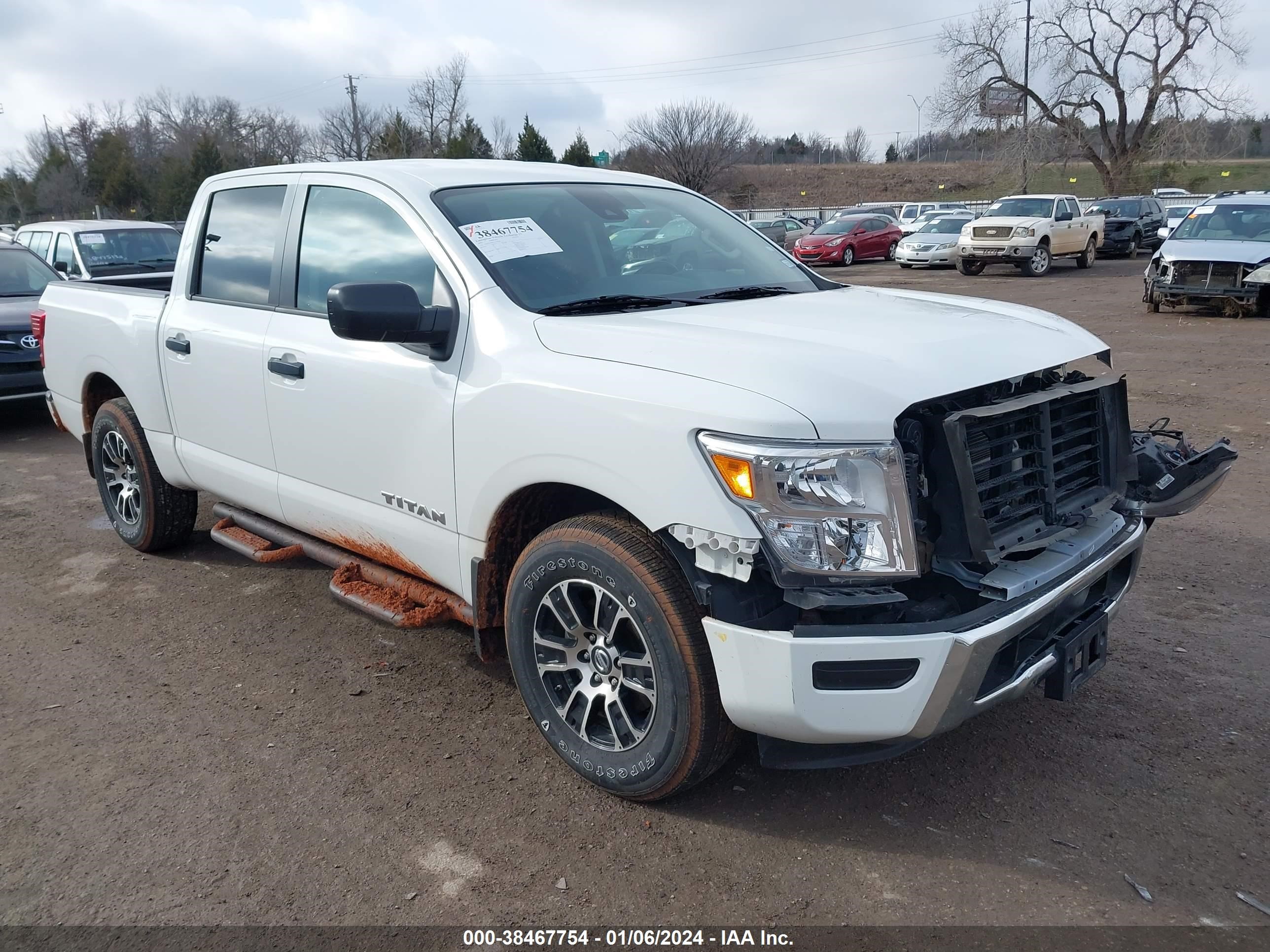 NISSAN TITAN 2022 1n6aa1ee5nn104390