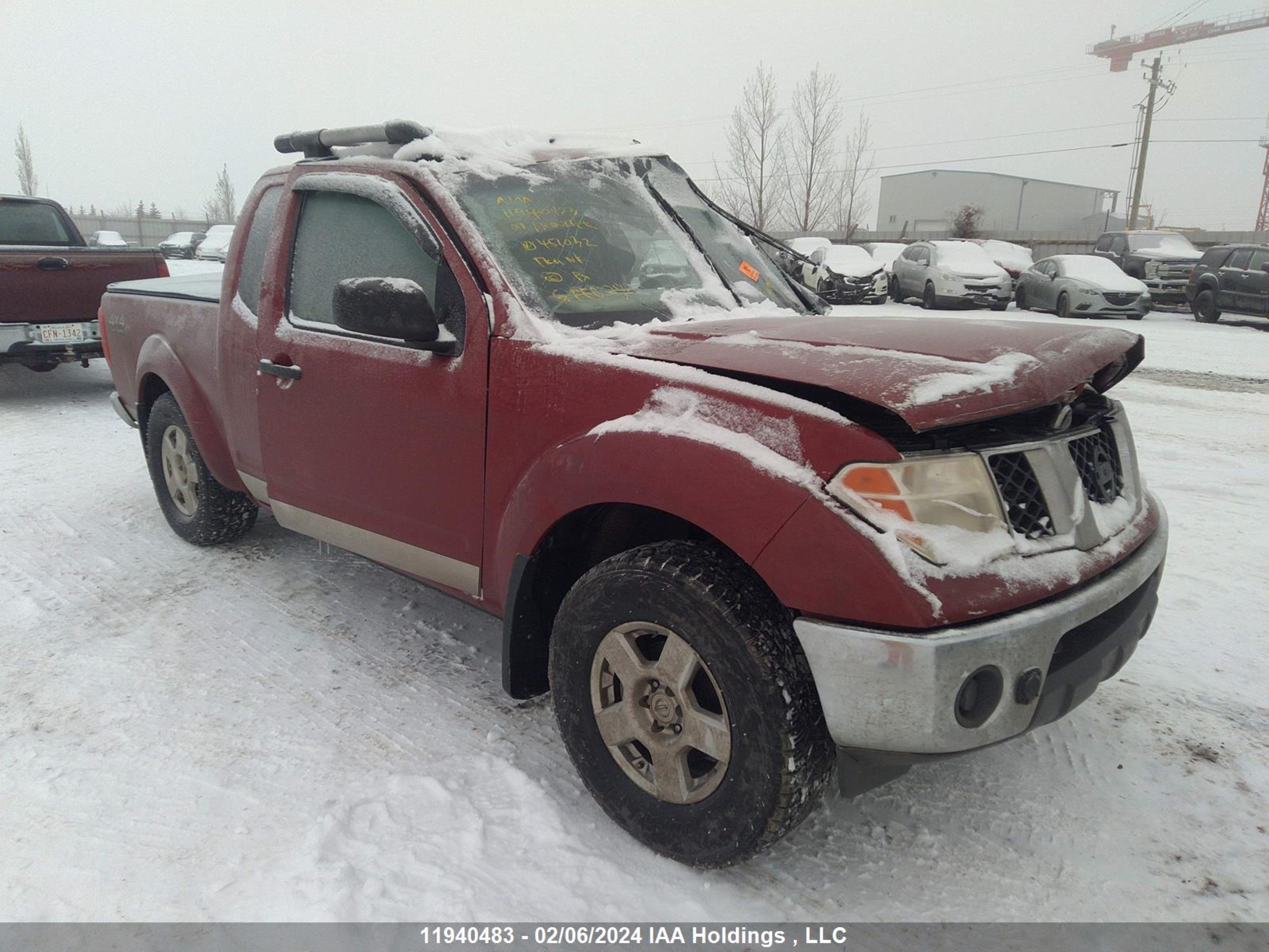 NISSAN NAVARA (FRONTIER) 2007 1n6ad06w57c451032