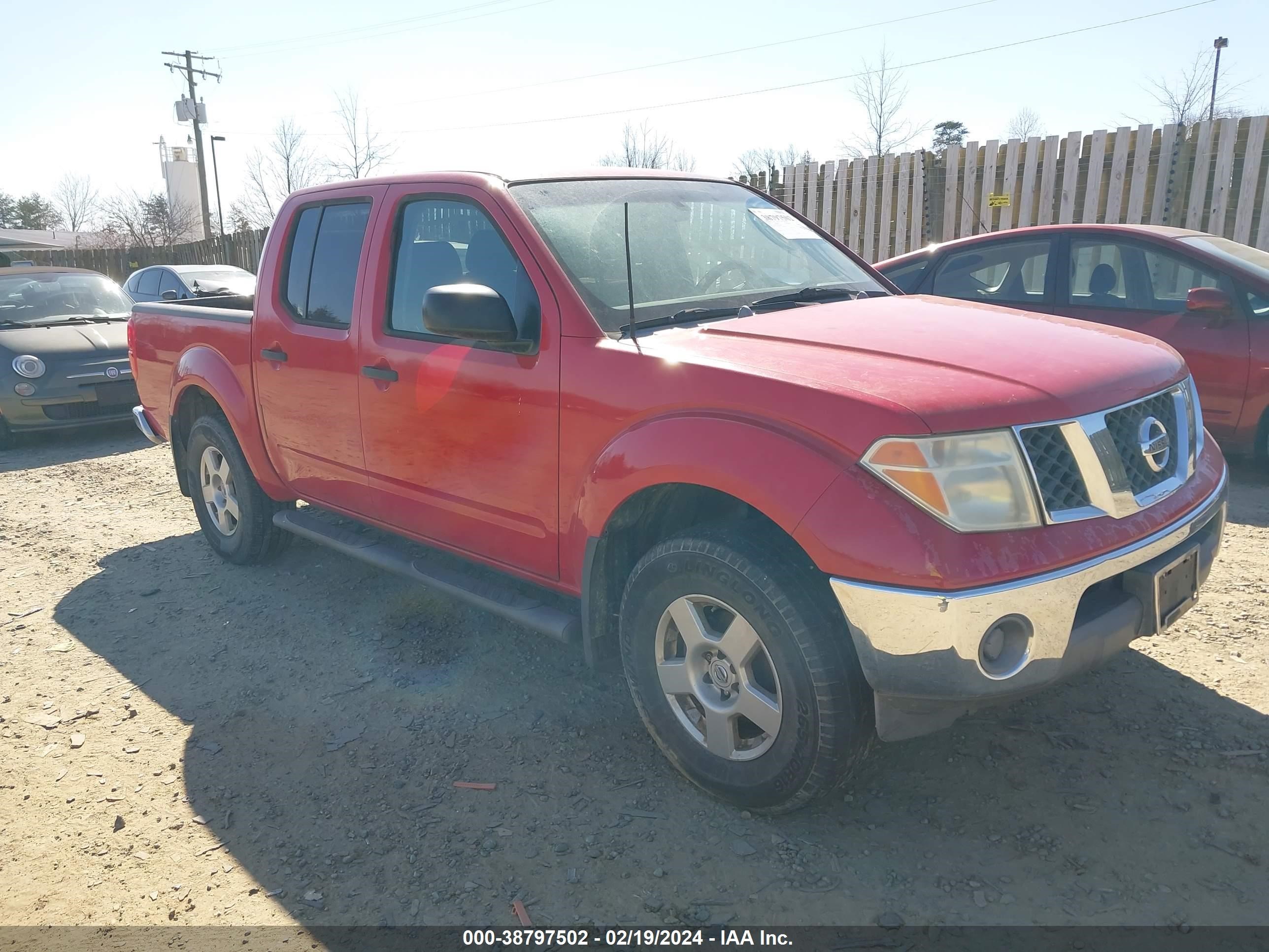 NISSAN NAVARA (FRONTIER) 2007 1n6ad07w97c446947