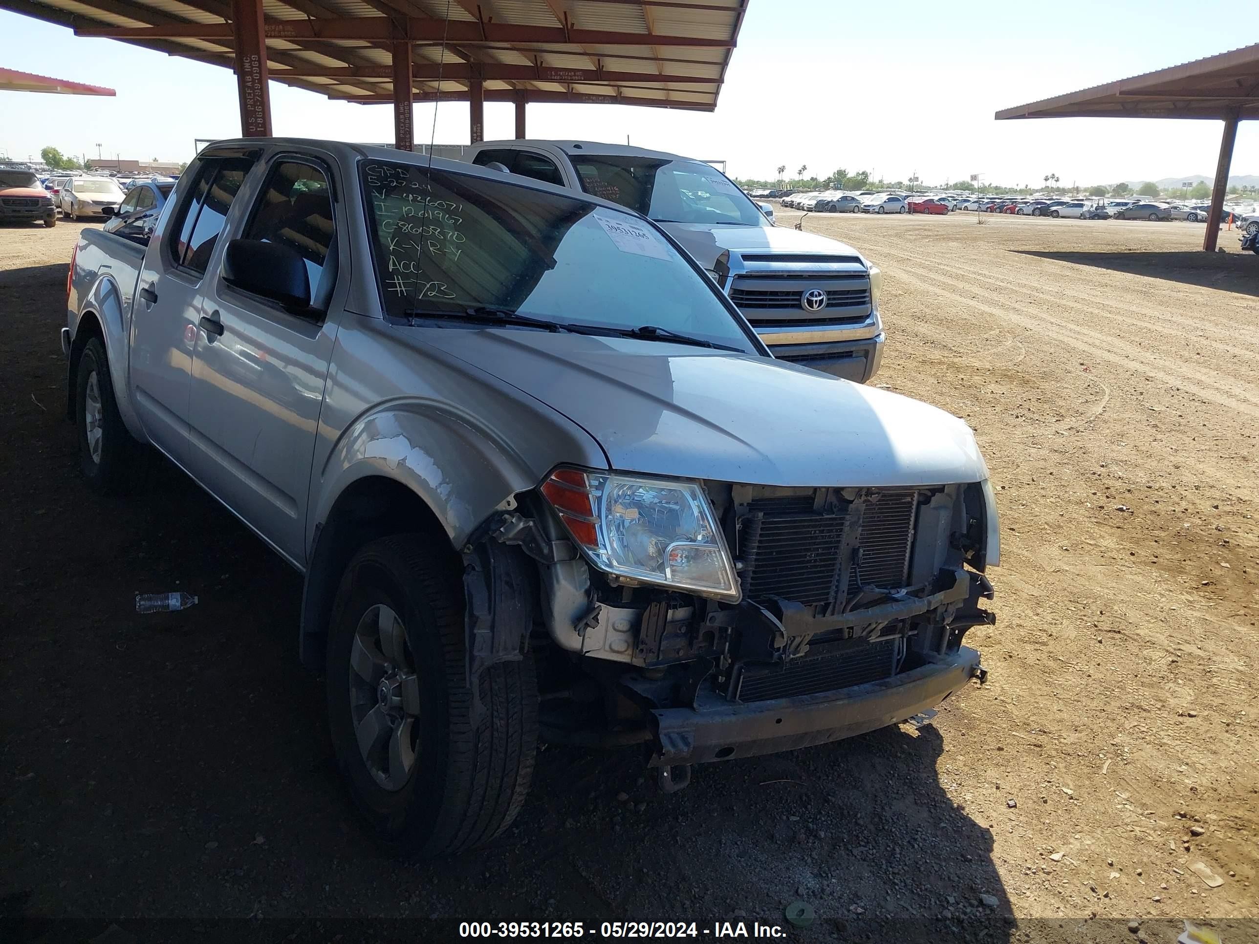 NISSAN NAVARA (FRONTIER) 2012 1n6ad0ev2cc436071