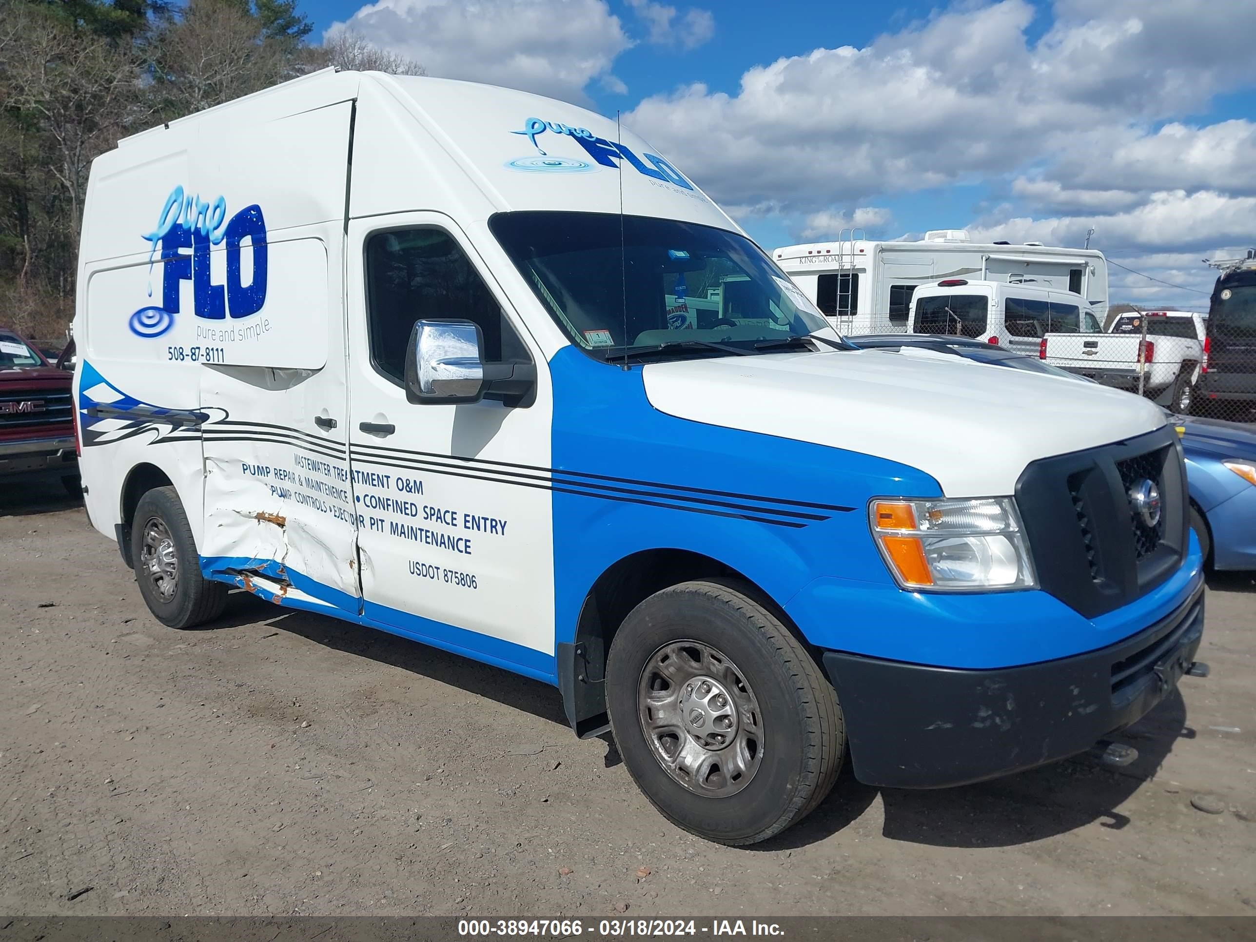 NISSAN NV CARGO NV3500 HD 2015 1n6af0ly1fn807088