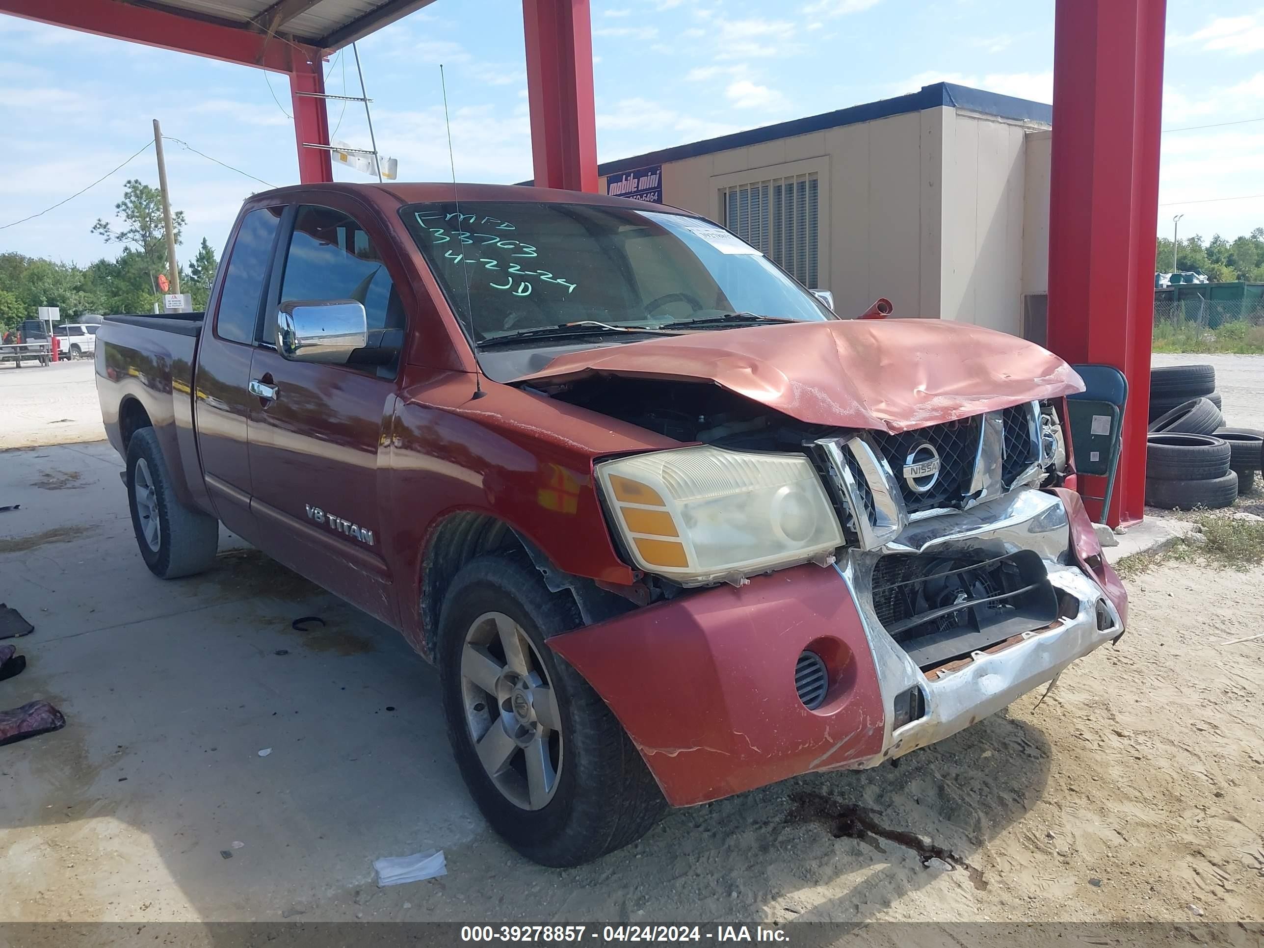 NISSAN TITAN 2005 1n6ba06a95n564730