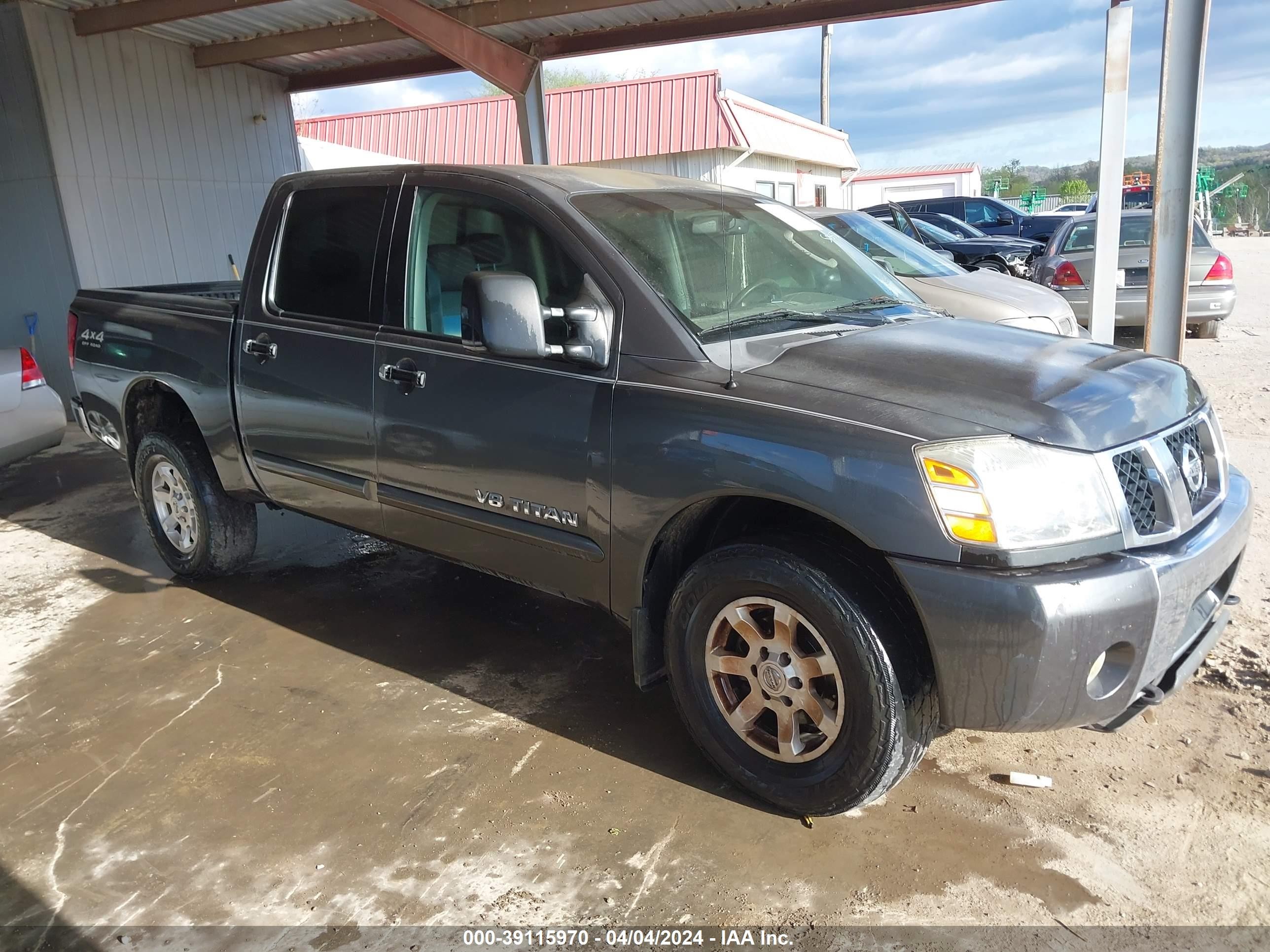 NISSAN TITAN 2006 1n6ba07b26n505558