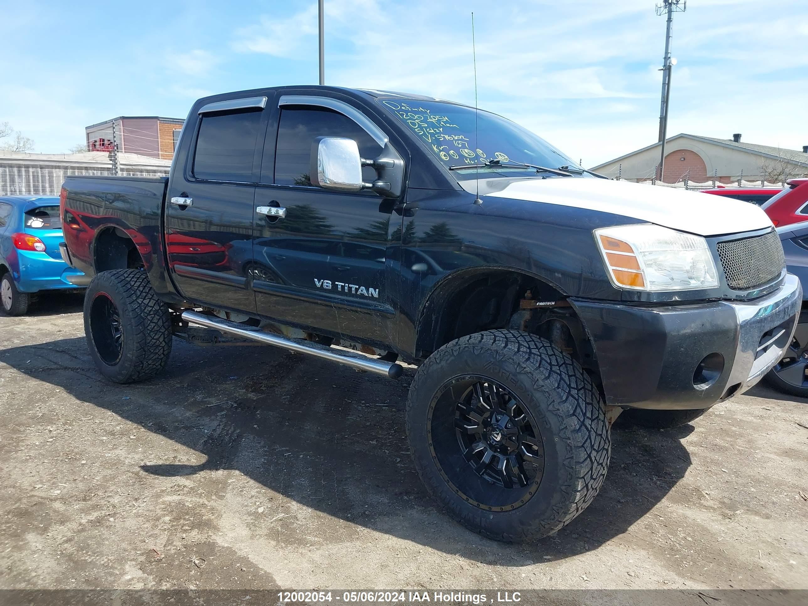 NISSAN TITAN 2005 1n6ba07b55n576302