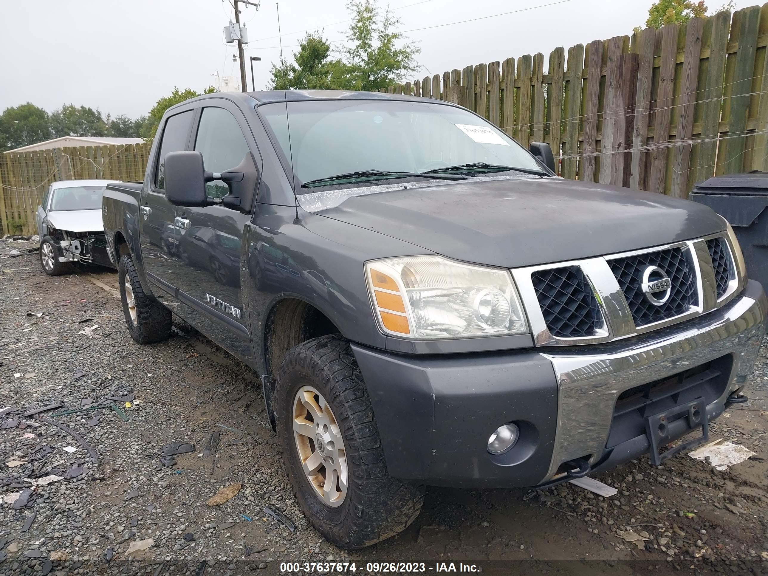 NISSAN TITAN 2007 1n6ba07b57n237204