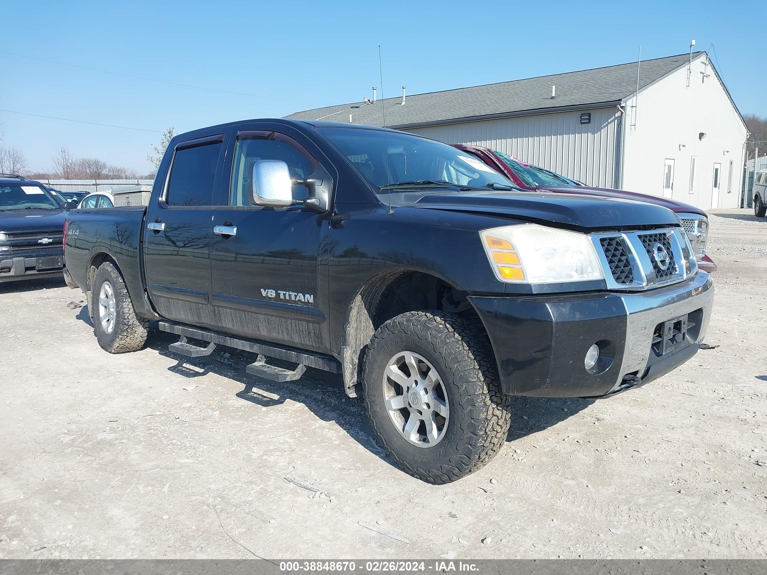 NISSAN TITAN 2007 1n6ba07b67n238149